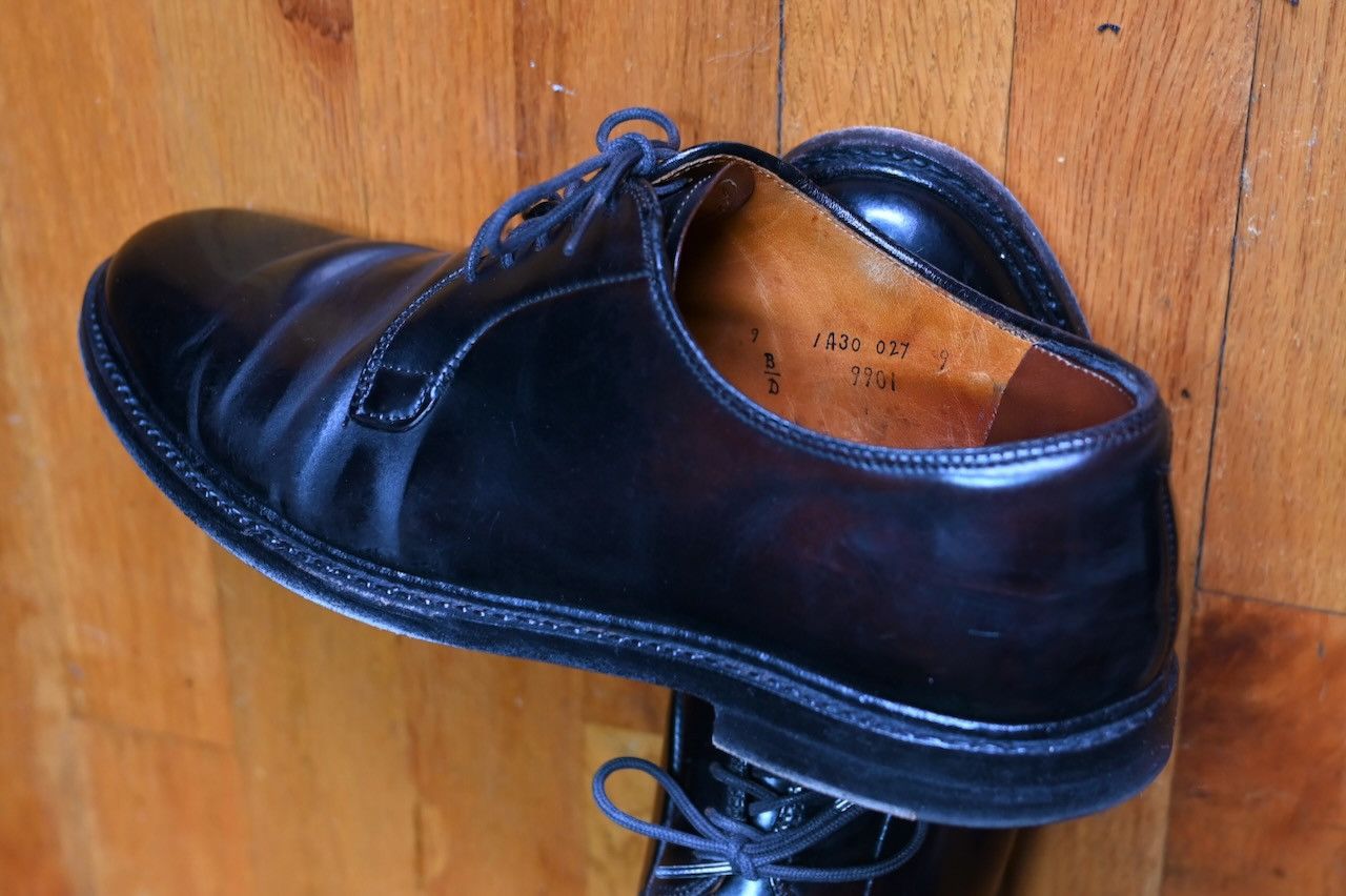 Alden Alden 9901 Shell Cordovan Derbies | Resoled Size US 9 / EU 42 - 6 Thumbnail