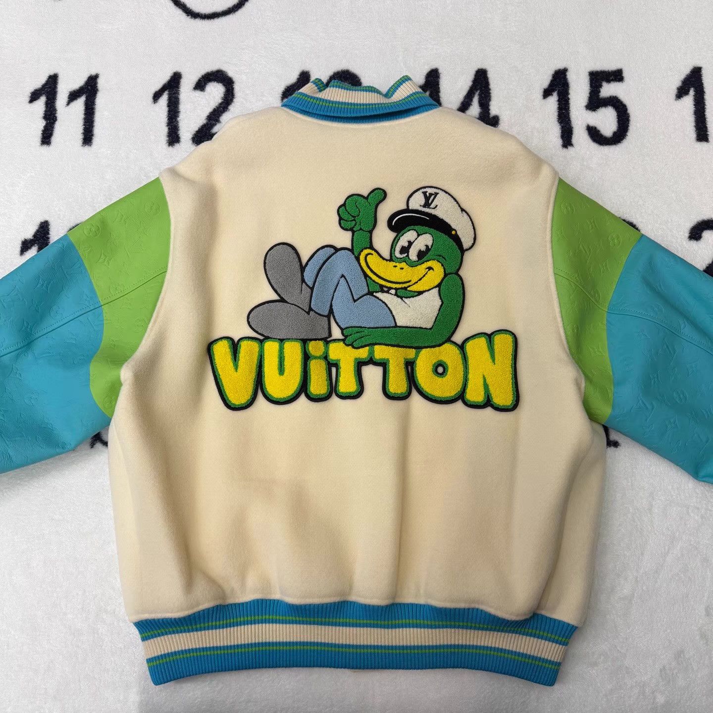 Louis Vuitton LV SS23 Spring Runway Edition Duck Varsity Jacket Q10 Size US XL / EU 56 / 4 - 2 Thumbnail