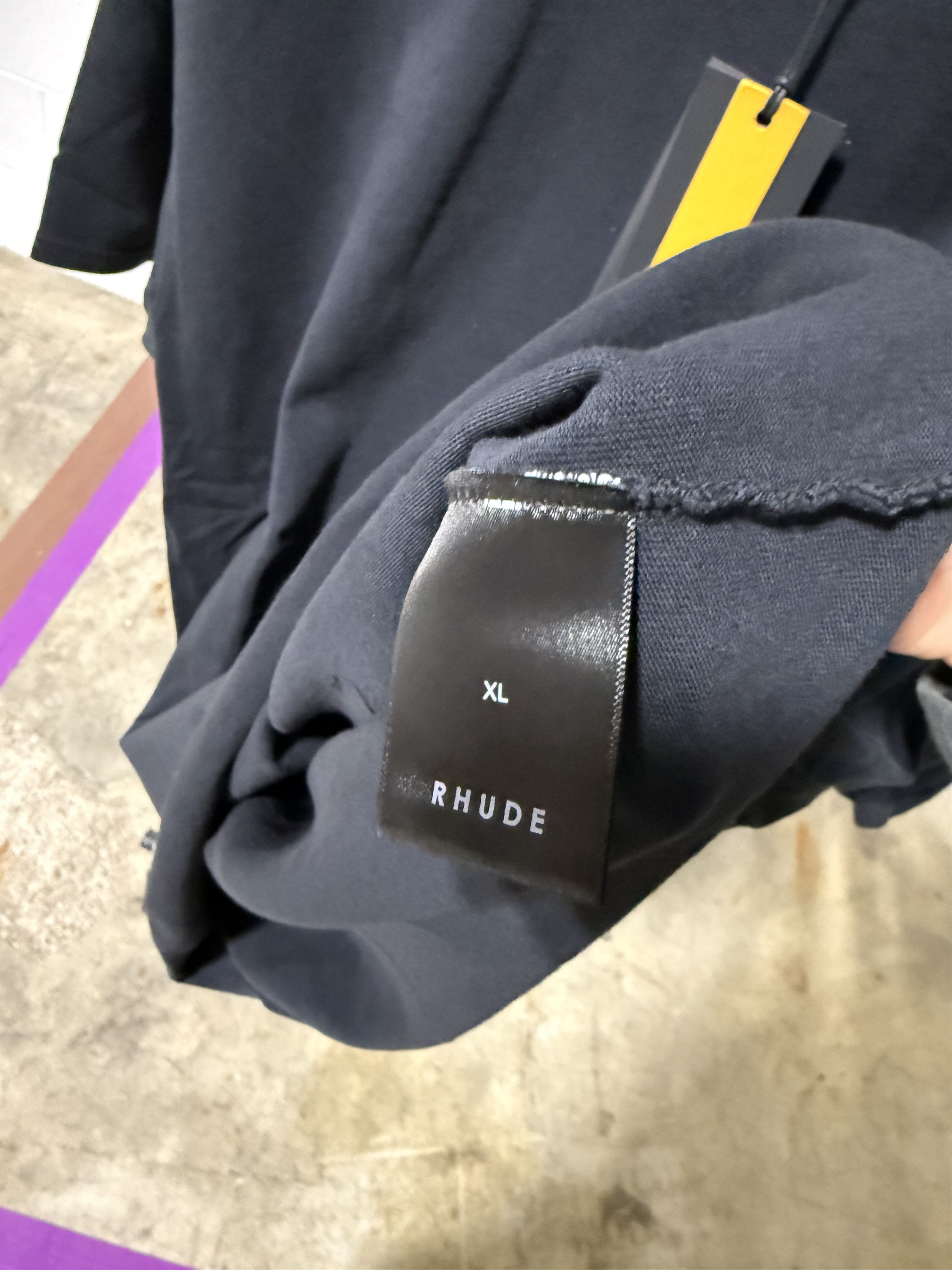 Rhude Rhude Moonlight Wolf Pocket Tee 'Vintage Black' Size US XL / EU 56 / 4 - 3 Thumbnail