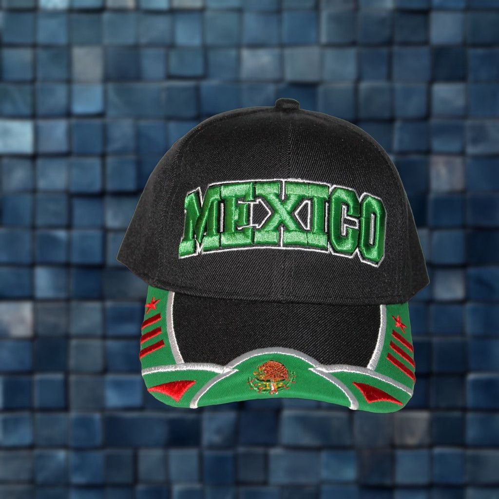 Vintage VINTAGE CALI Baseball Cap Adjustable Black Mexico Theme Mens Size ONE SIZE - 1 Thumbnail