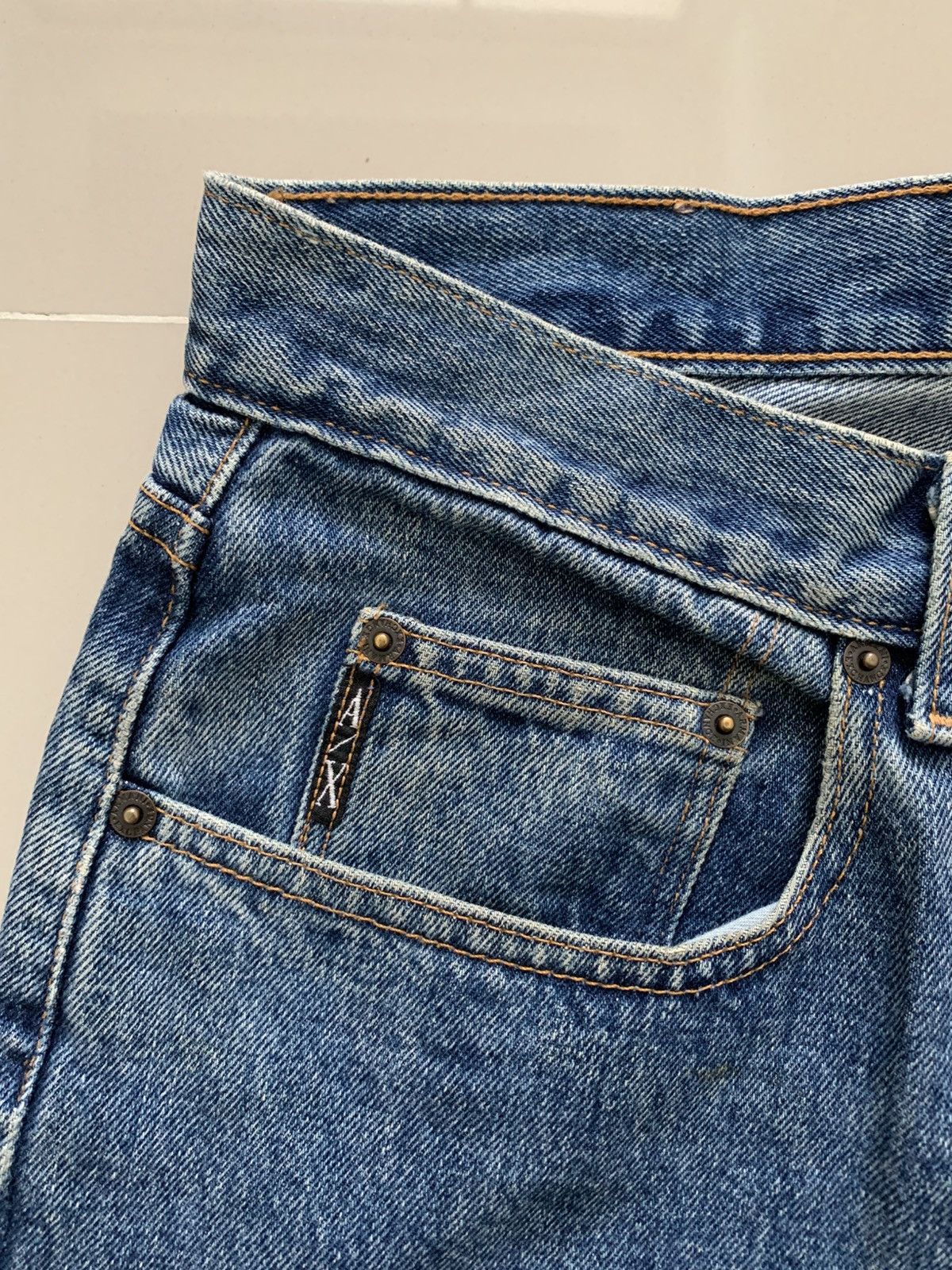 Armani Exchange Armani Exchange Made USA Stonewashed Denim Size US 32 / EU 48 - 9 Thumbnail