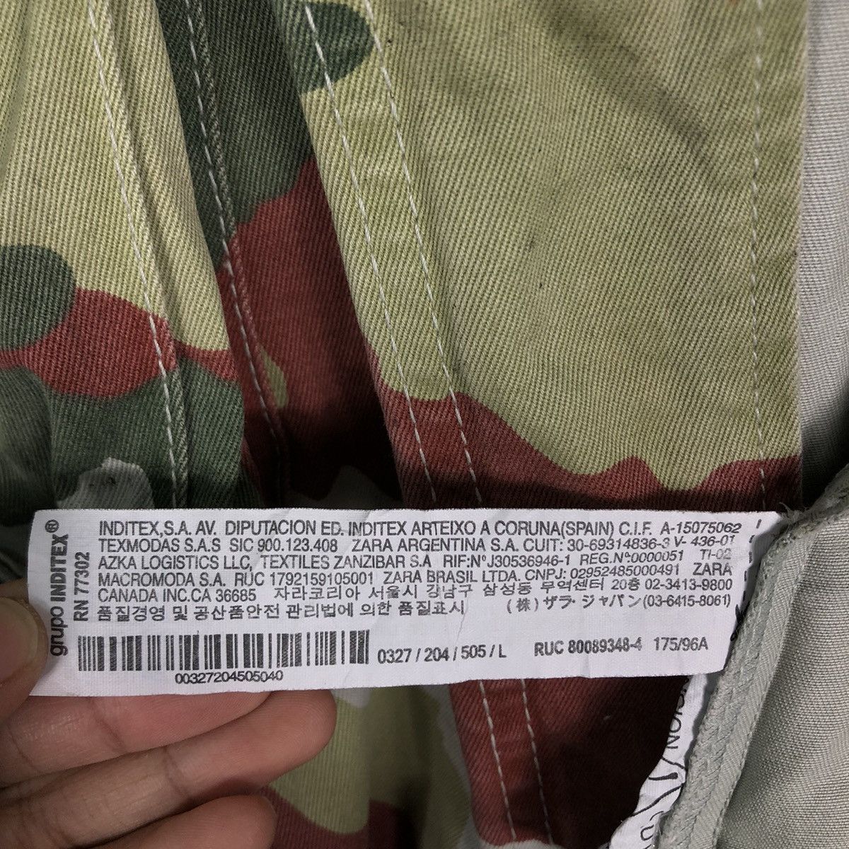 Japanese Brand 🔥Vintage Cropped Biker Jacket Trf Japan Camouflage Army Size US M / EU 48-50 / 2 - 19 Thumbnail