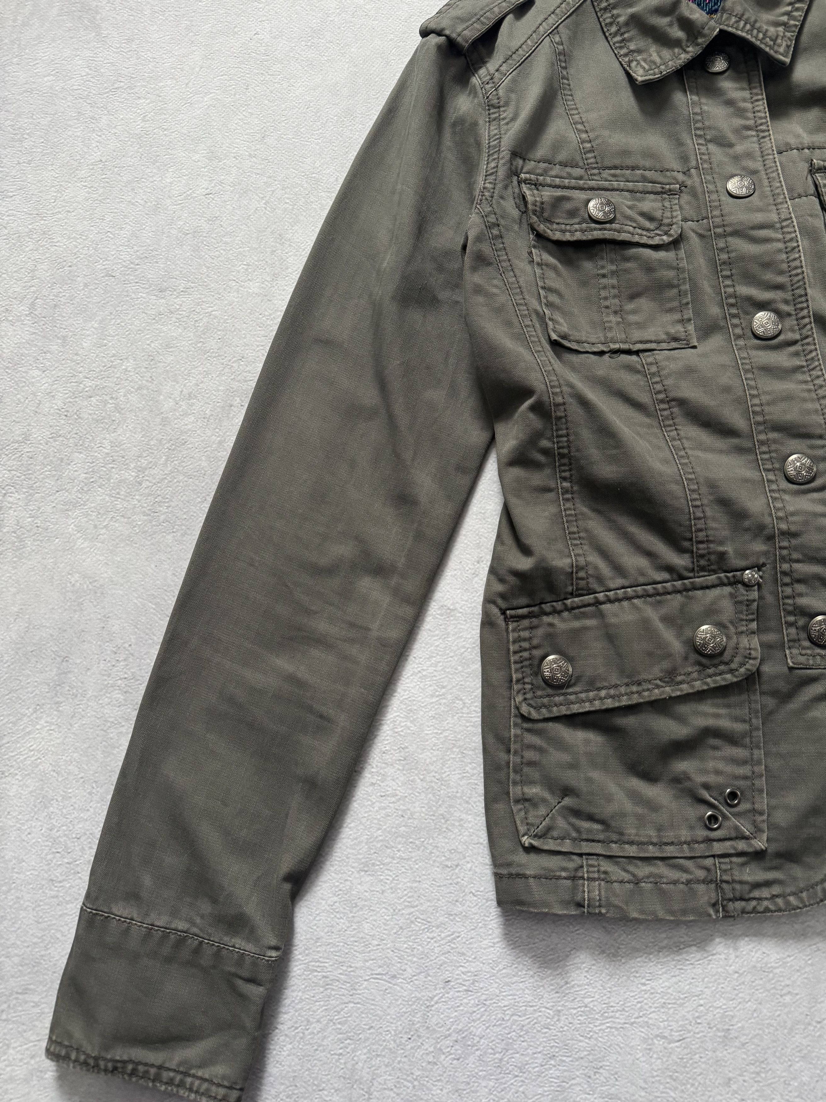 Vintage Japanese Style Vintage Y2K Grunge Military Field Jacket Size S / US 4 / IT 40 - 4 Thumbnail