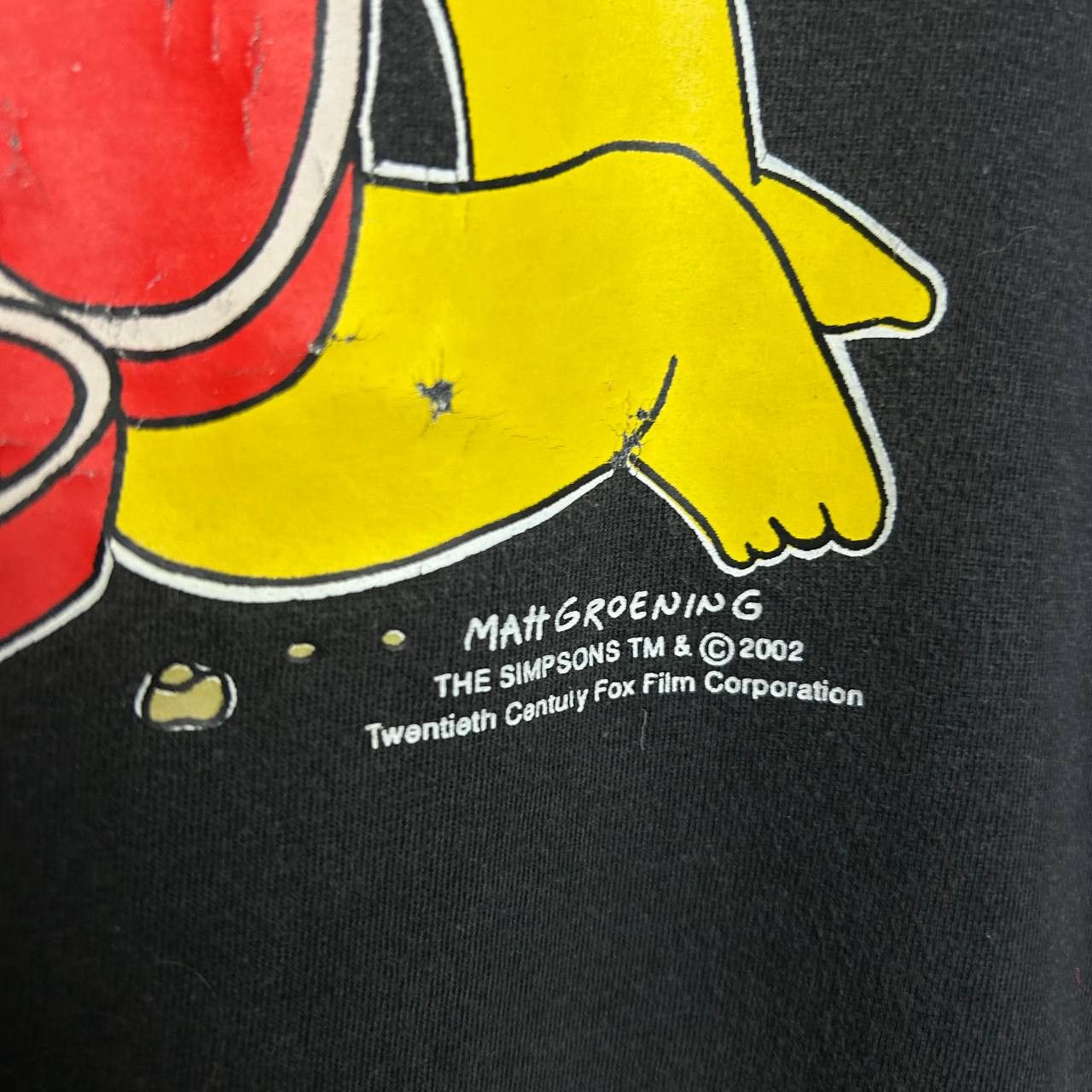 The Simpsons Vintage The Simpsons 2002 Hamer Big logo cartoon tee Size US L / EU 52-54 / 3 - 4 Thumbnail
