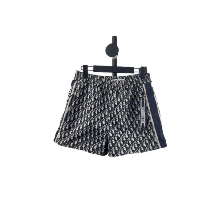 Dior Dior SS21 Oblique Print Tech Taffeta Shorts 0079 Size 38" / US 16 / IT 52 - 1 Thumbnail