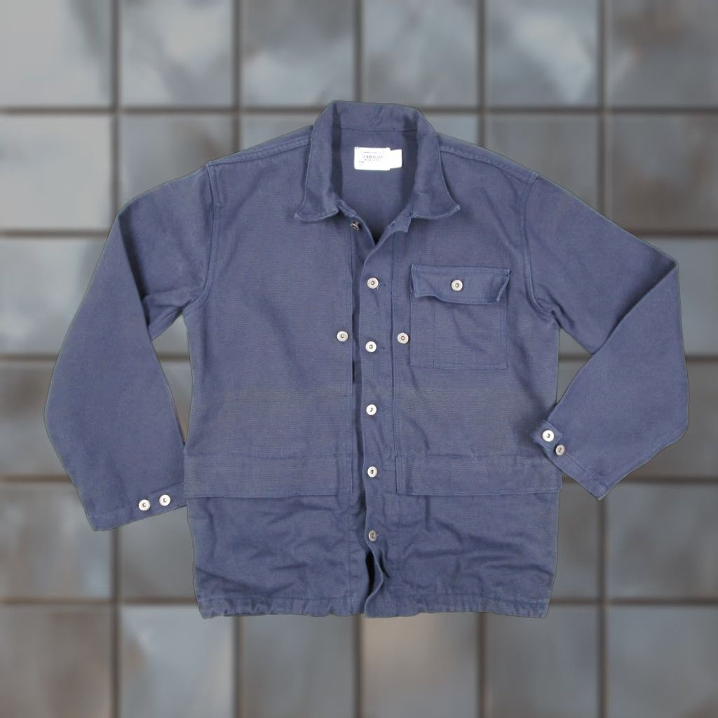 Tenderloin VINTAGE Tenderloin Jacket Mens Large Navy Blue Chore Coat Workwear Made in USA Army Shirt Size US L / EU 52-54 / 3 - 1 Thumbnail