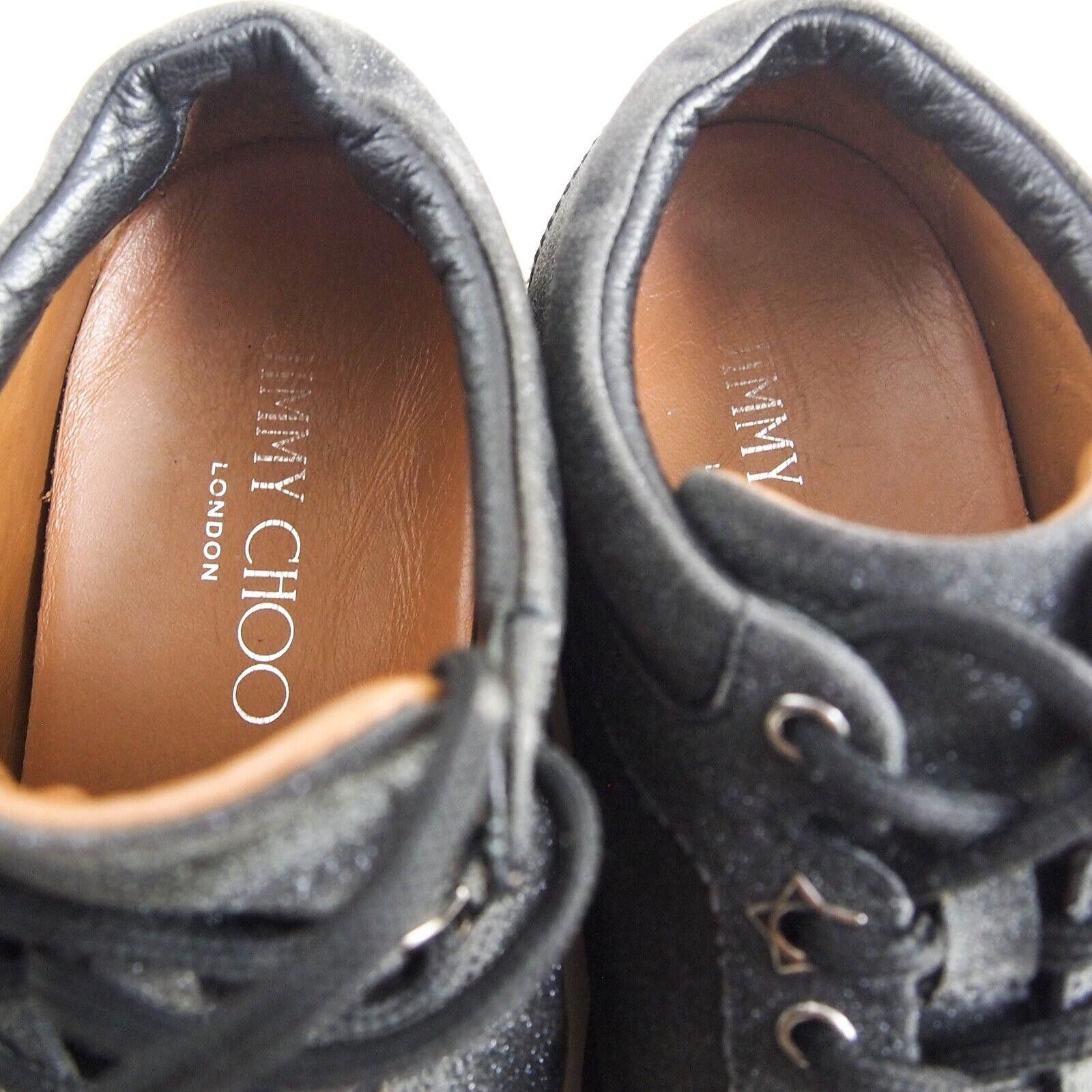 Jimmy Choo Jimmy Choo Sneakers Gray Glitter Womens EU 38.5 US 8.5 Size US 8.5 / IT 38.5 - 5 Thumbnail
