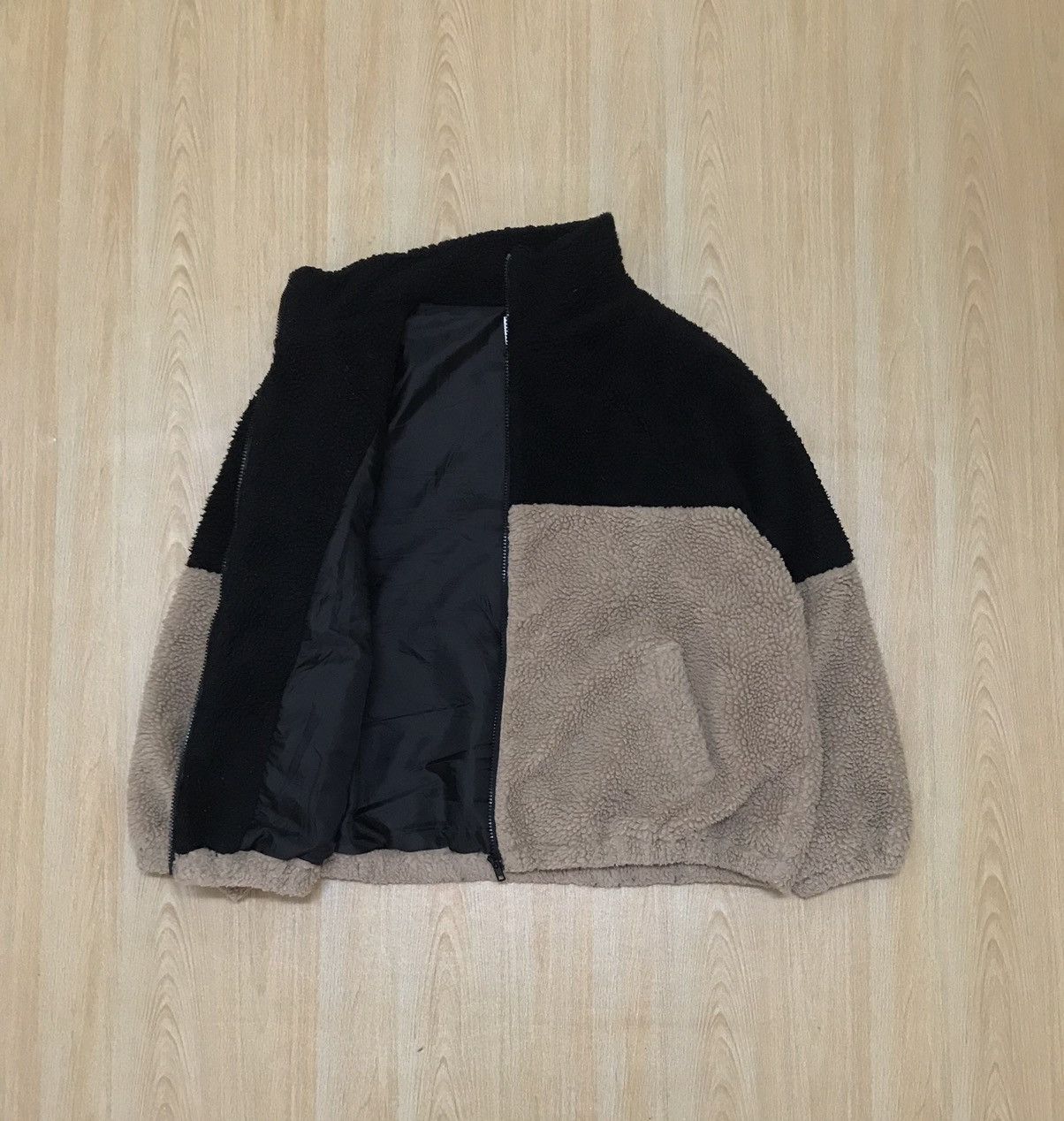 Vintage Vintage Colza Two Tones Fleece Zipper Jacket Size US M / EU 48-50 / 2 - 2 Thumbnail