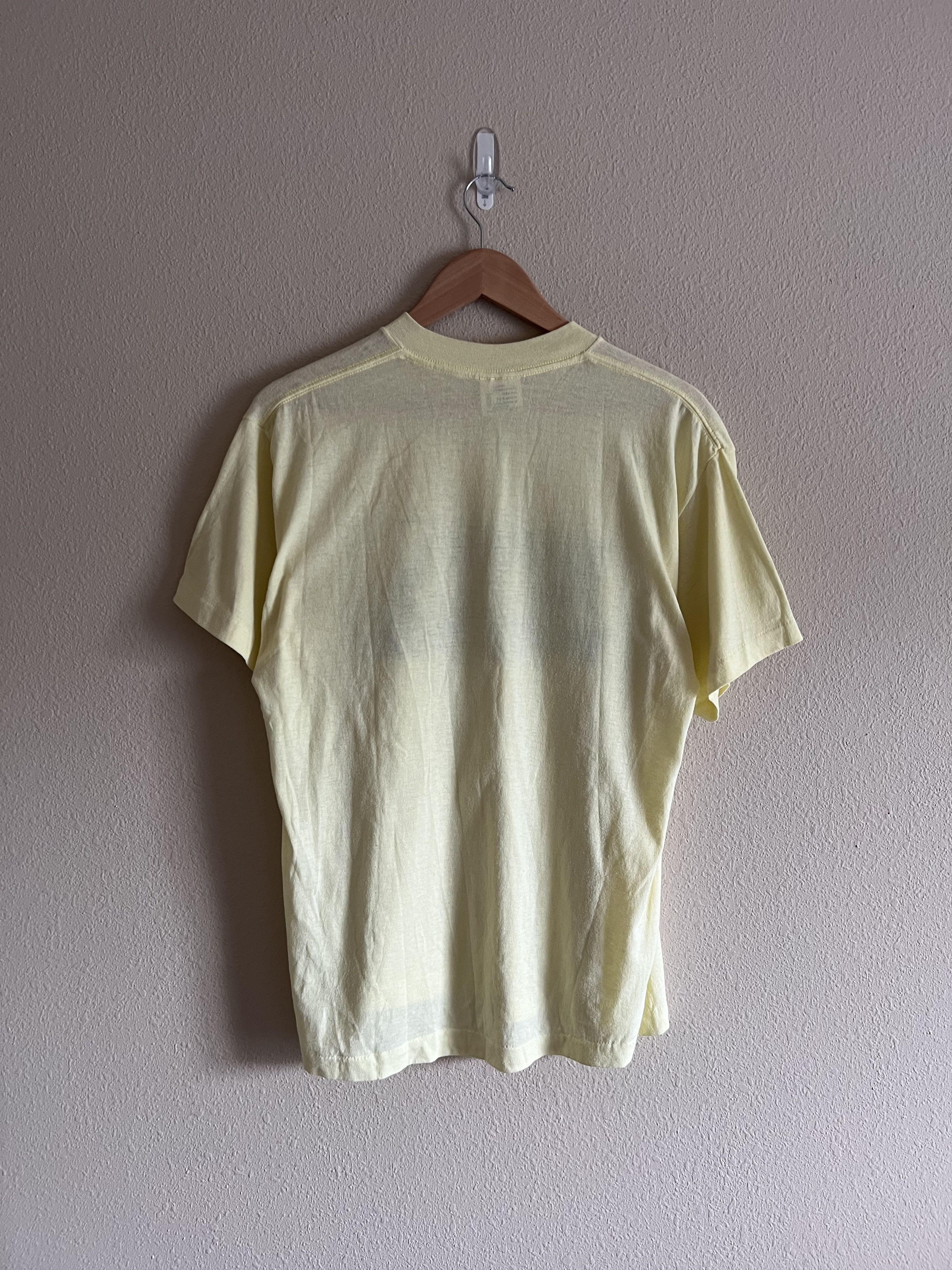 Vintage Vintage 80s Kouts Pork Fest Tee in Yellow Size US XL / EU 56 / 4 - 4 Thumbnail