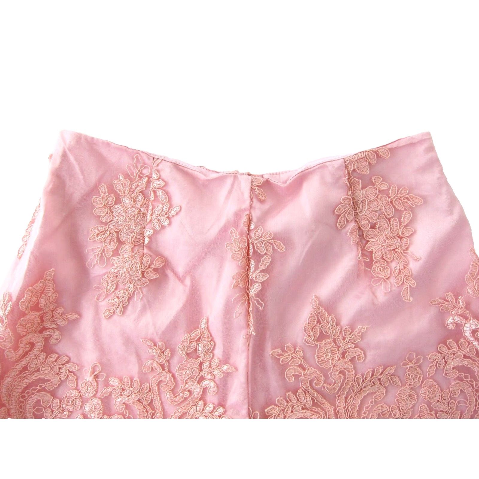 Vintage Solaris Style NWT Pink Lace Floral High Rise Victorian Shorts Medium Womens Shorts Size 32" / US 10 / IT 46 - 4 Thumbnail