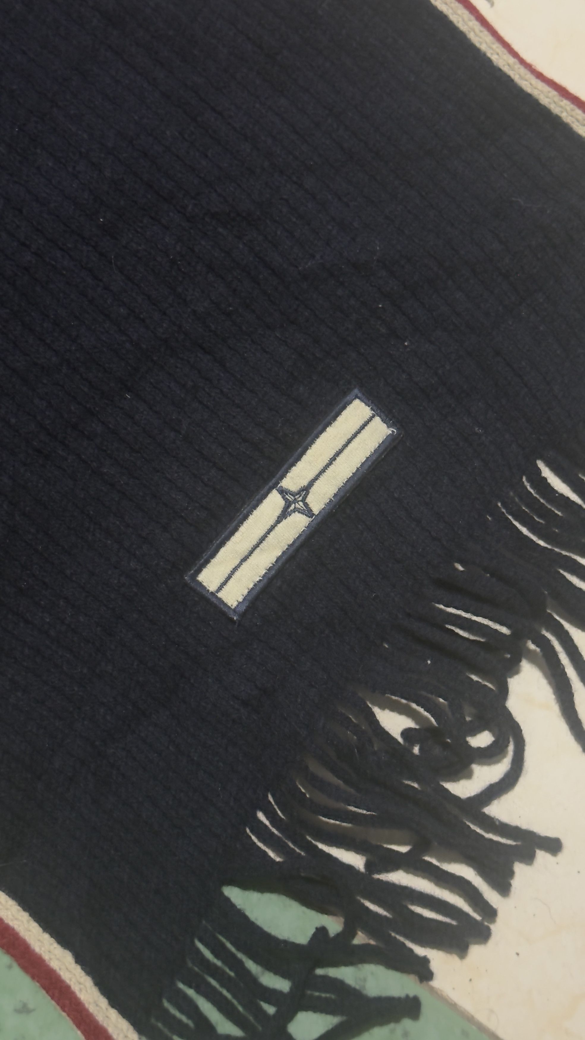 Stone Island 🔥STONE ISLAND navy WOOL Scarf Massimo Osti scarf Size ONE SIZE - 10 Thumbnail