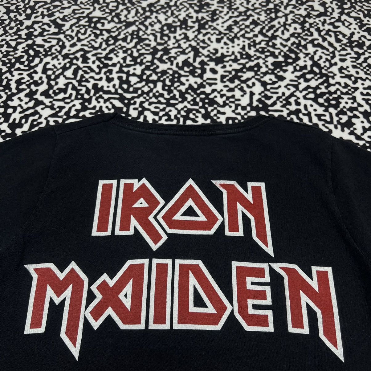 Iron Maiden Vintage Y2K Iron Maiden Number Of The Beast Band T-shirt Size M / US 6-8 / IT 42-44 - 13 Thumbnail