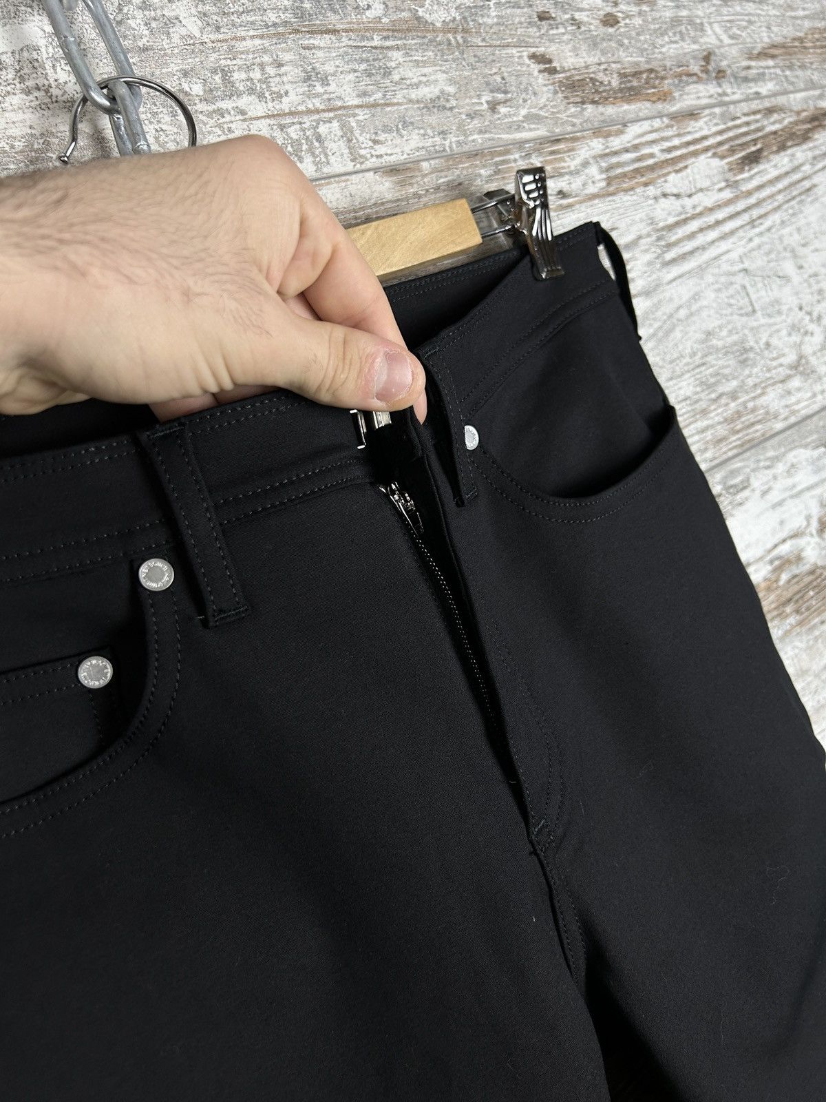 Mens Neil Barrett Black Pants DENIM TROUSERS SUPER SKINNY