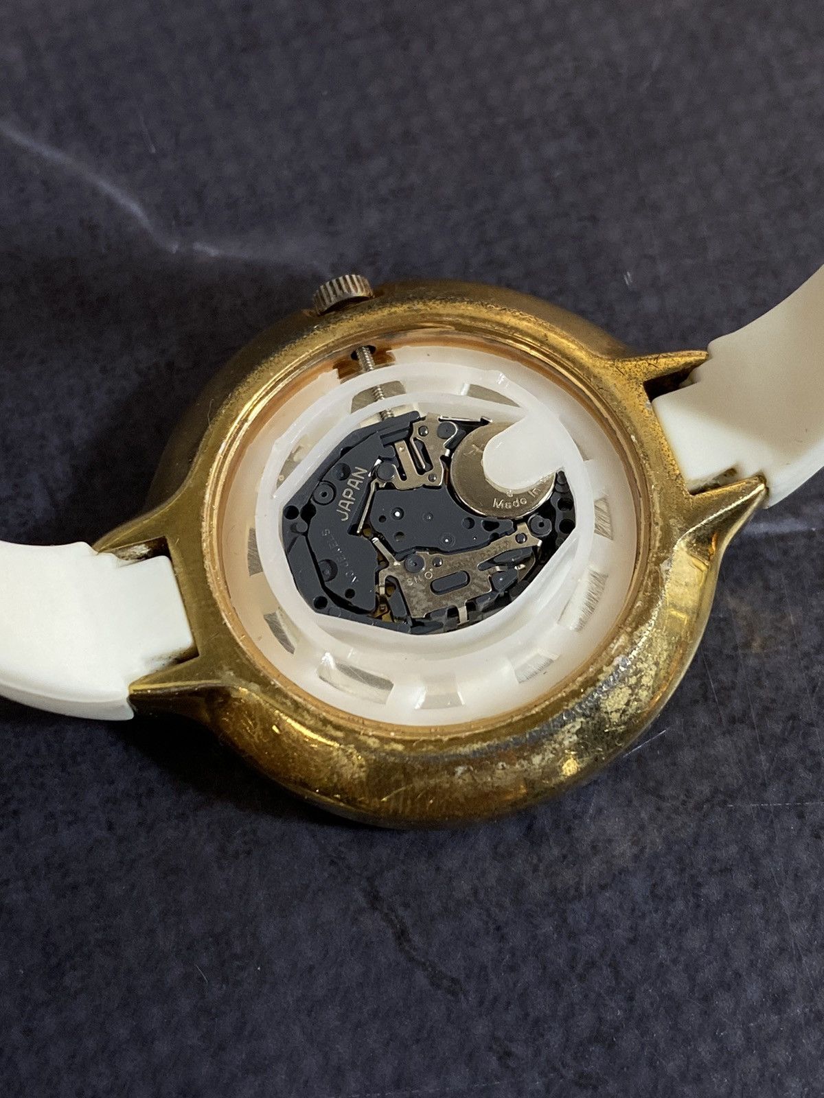 Japanese Brand × Vintage Stylish Rumba American Eagle Watch with White Strap Size ONE SIZE - 11 Thumbnail