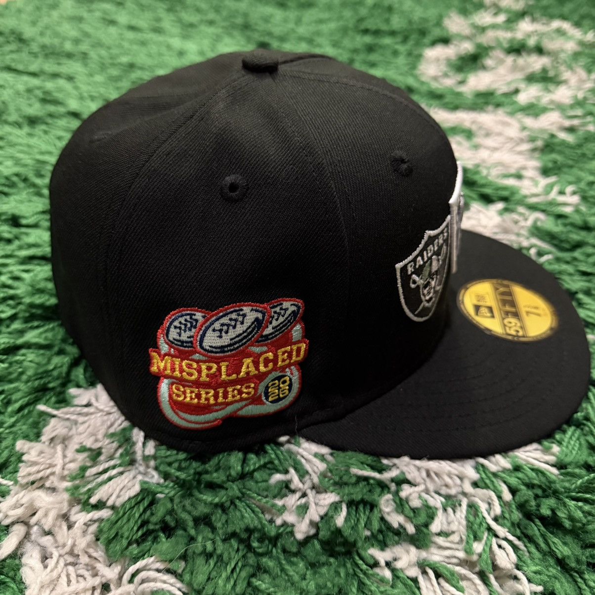 John Geiger John Geiger NFL Misplaced Series Raiders Fitted Hat 7 3/8 Size ONE SIZE - 2 Thumbnail