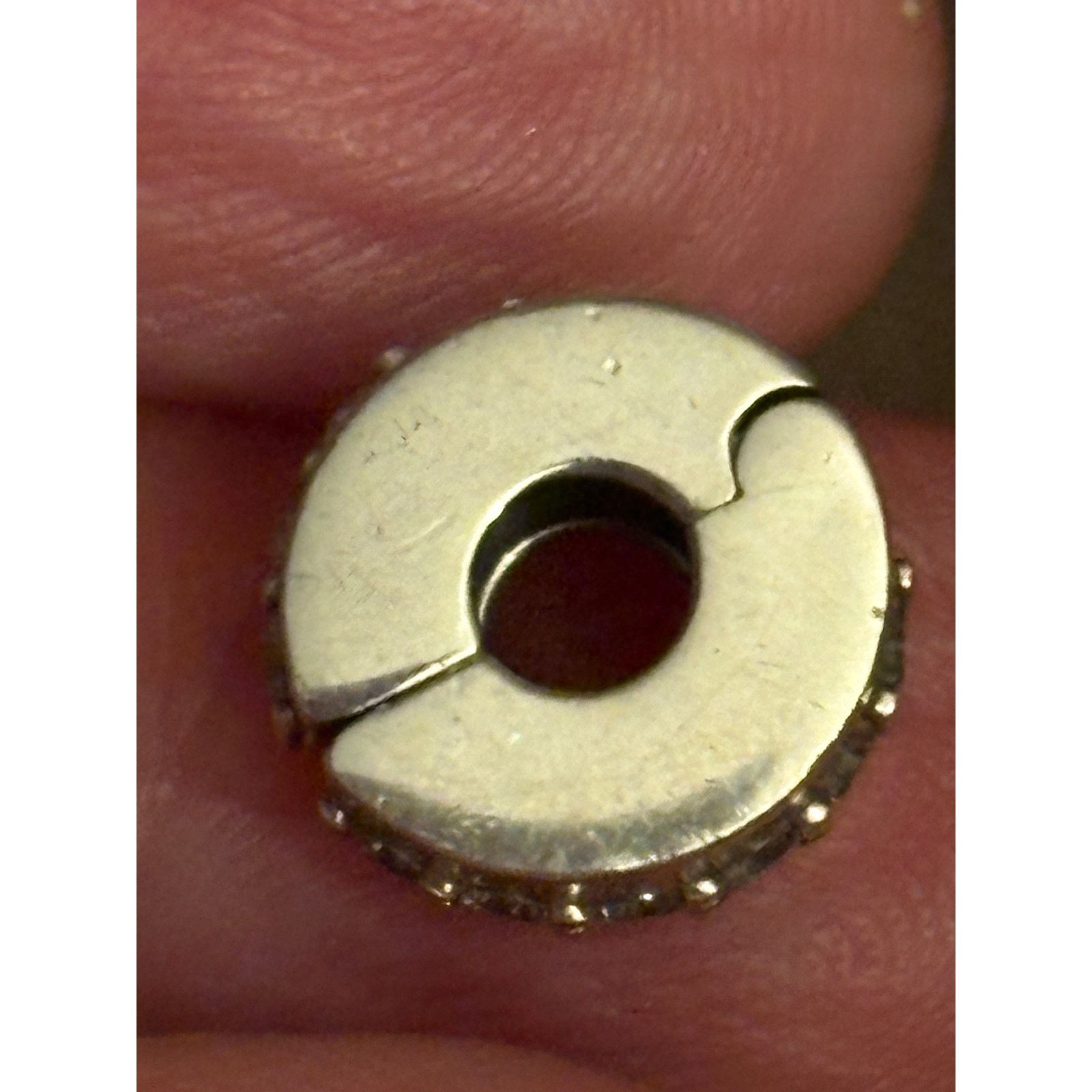 pandora Pandora ALE S925 Sterling Silver Clear CZ Clip Charm Size ONE SIZE - 2 Thumbnail
