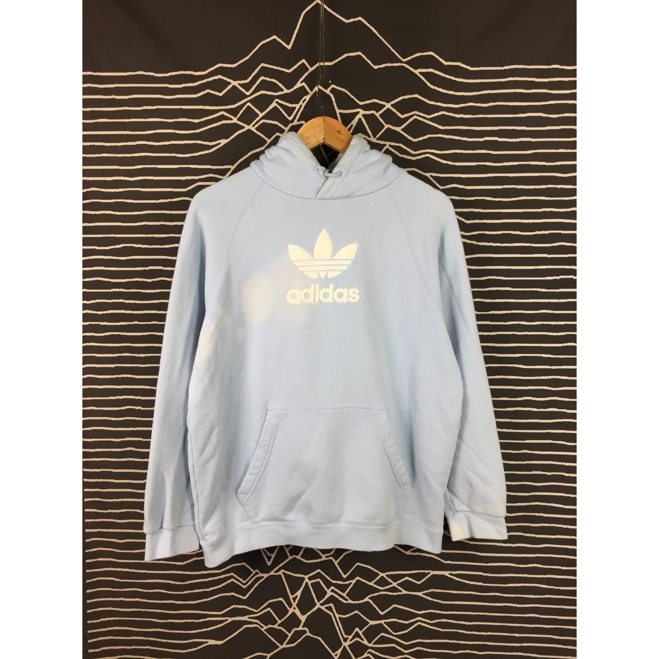 Adidas × Vintage Adidas Originals Trefoil Big Logo Pullover Hoodie Size US M / EU 48-50 / 2 - 2 Thumbnail