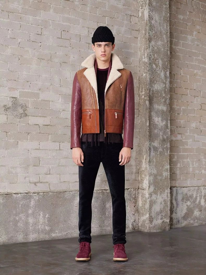 Givenchy Givenchy Poster Style Fur and Leather Patchwork Jacket 2506 Size US L / EU 52-54 / 3 - 1 Thumbnail