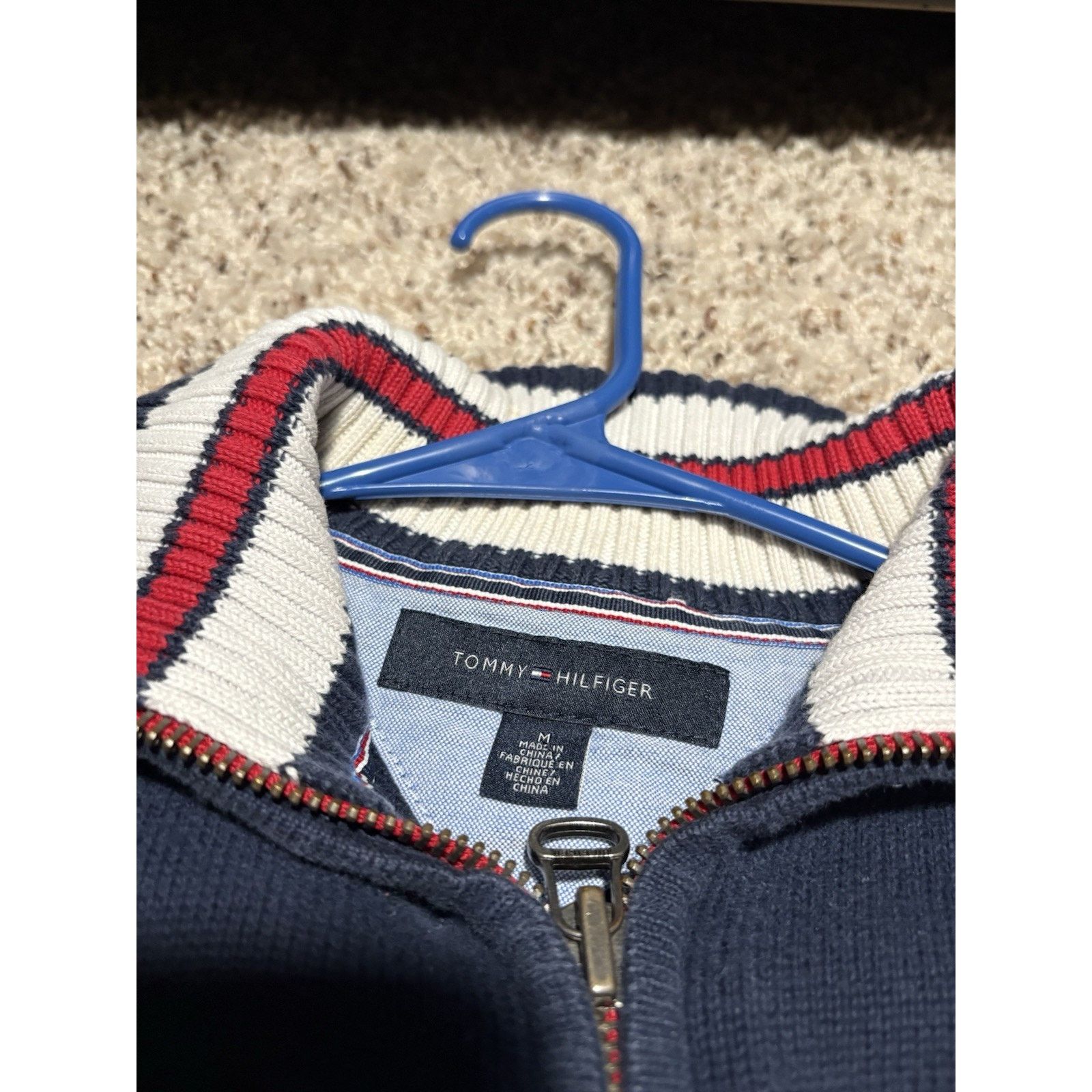 Tommy Hilfiger Tommy Hilfiger Full Zip Varsity Jacket Sweater Size US M / EU 48-50 / 2 - 4 Thumbnail