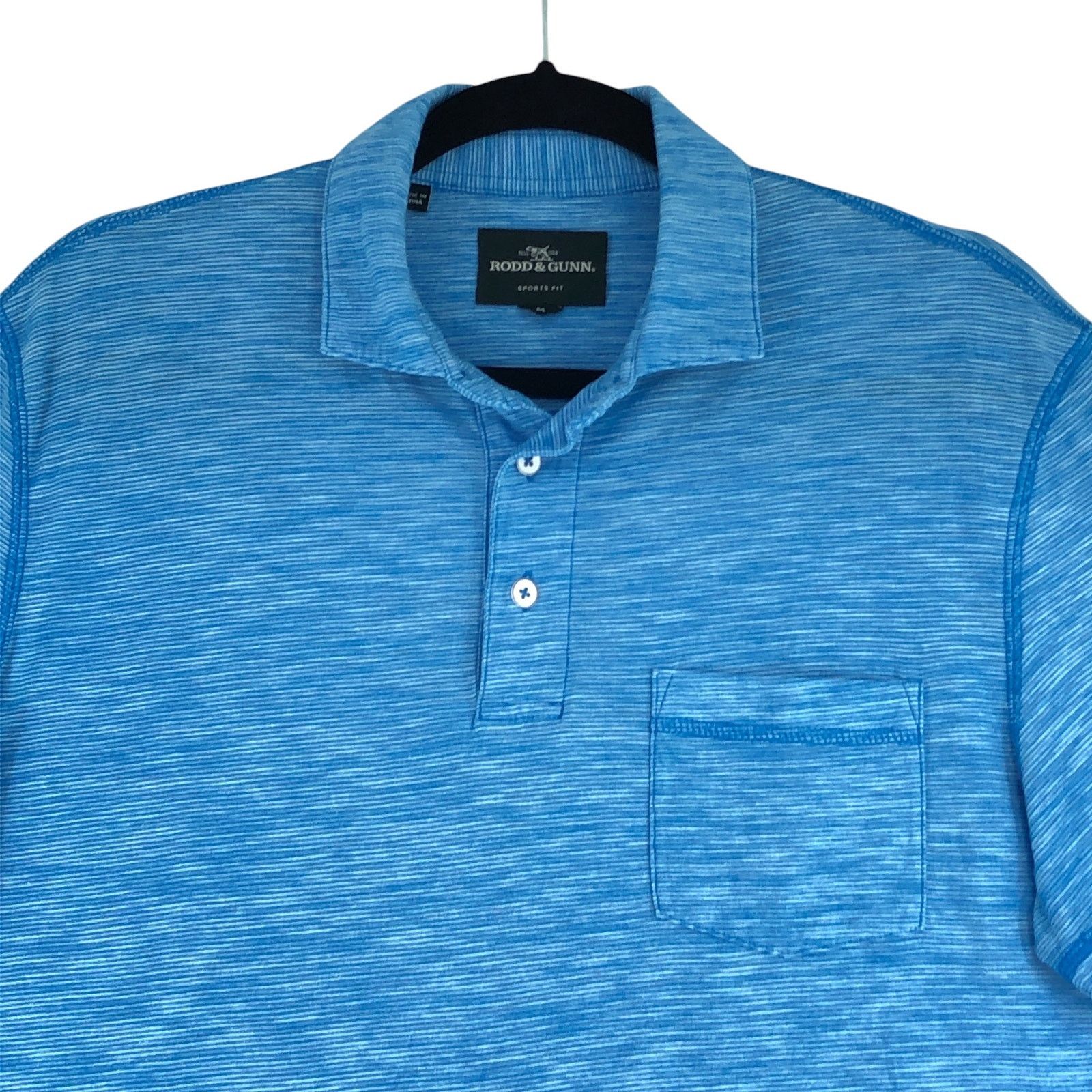 Rodd & Gunn Rodd & Gunn M Shirt Lillburn Polo Sports Fit Slub Stripe Size US M / EU 48-50 / 2 - 2 Thumbnail