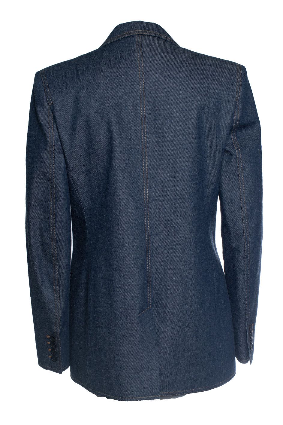 Saint Laurent Paris Saint Laurent, single breasted denim blazer Size M / US 6-8 / IT 42-44 - 3 Thumbnail