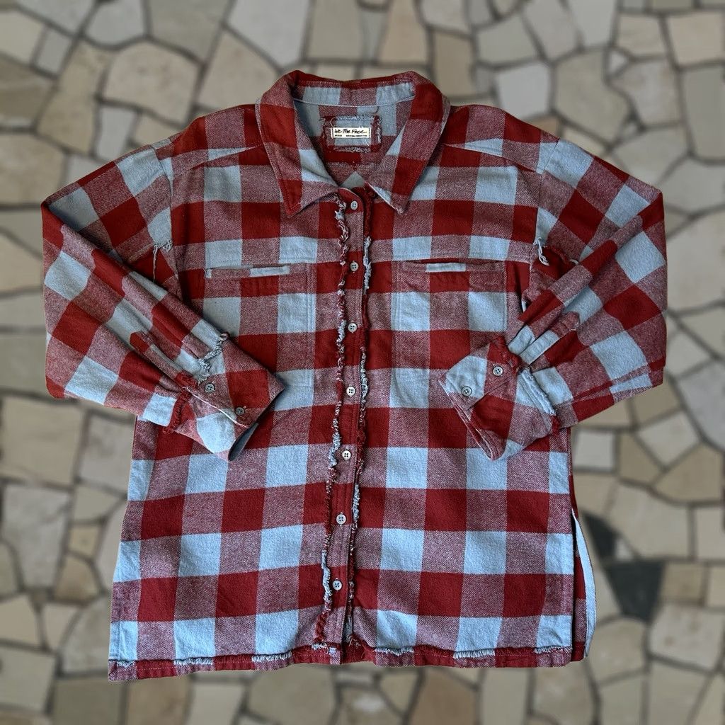 Vintage We The Free x Free People Button-Up Flannel Plaid Shacket Women’s Medium Size M / US 6-8 / IT 42-44 - 1 Thumbnail