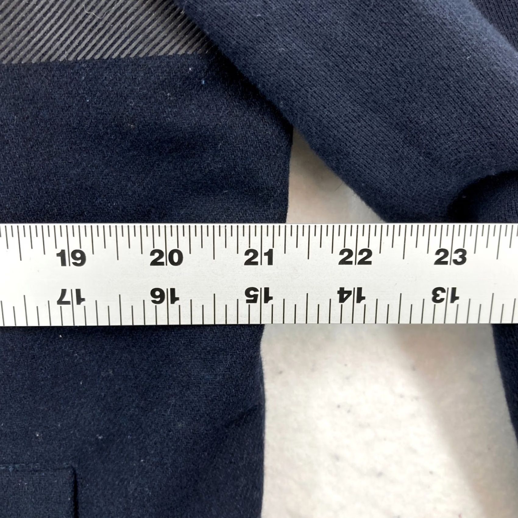 Banana Republic Banana Republic Bomber Jacket Mens L Blue Wool Blend Felt Button Front Modern Size US L / EU 52-54 / 3 - 7 Thumbnail