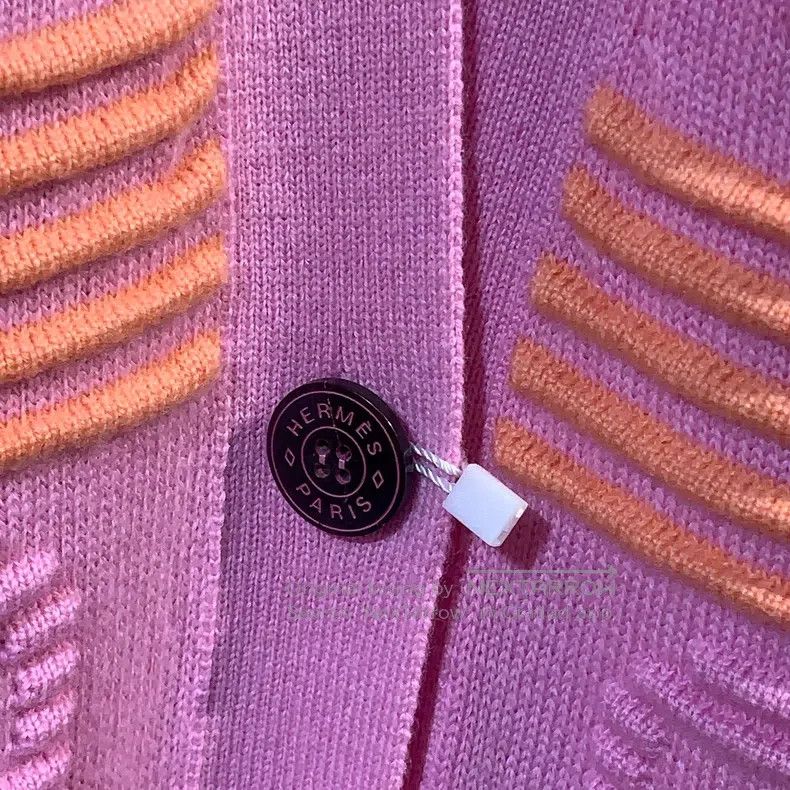 Hermes Hermes Knitted sweater, pink Size XXS / US 00 / IT 34 - 3 Thumbnail