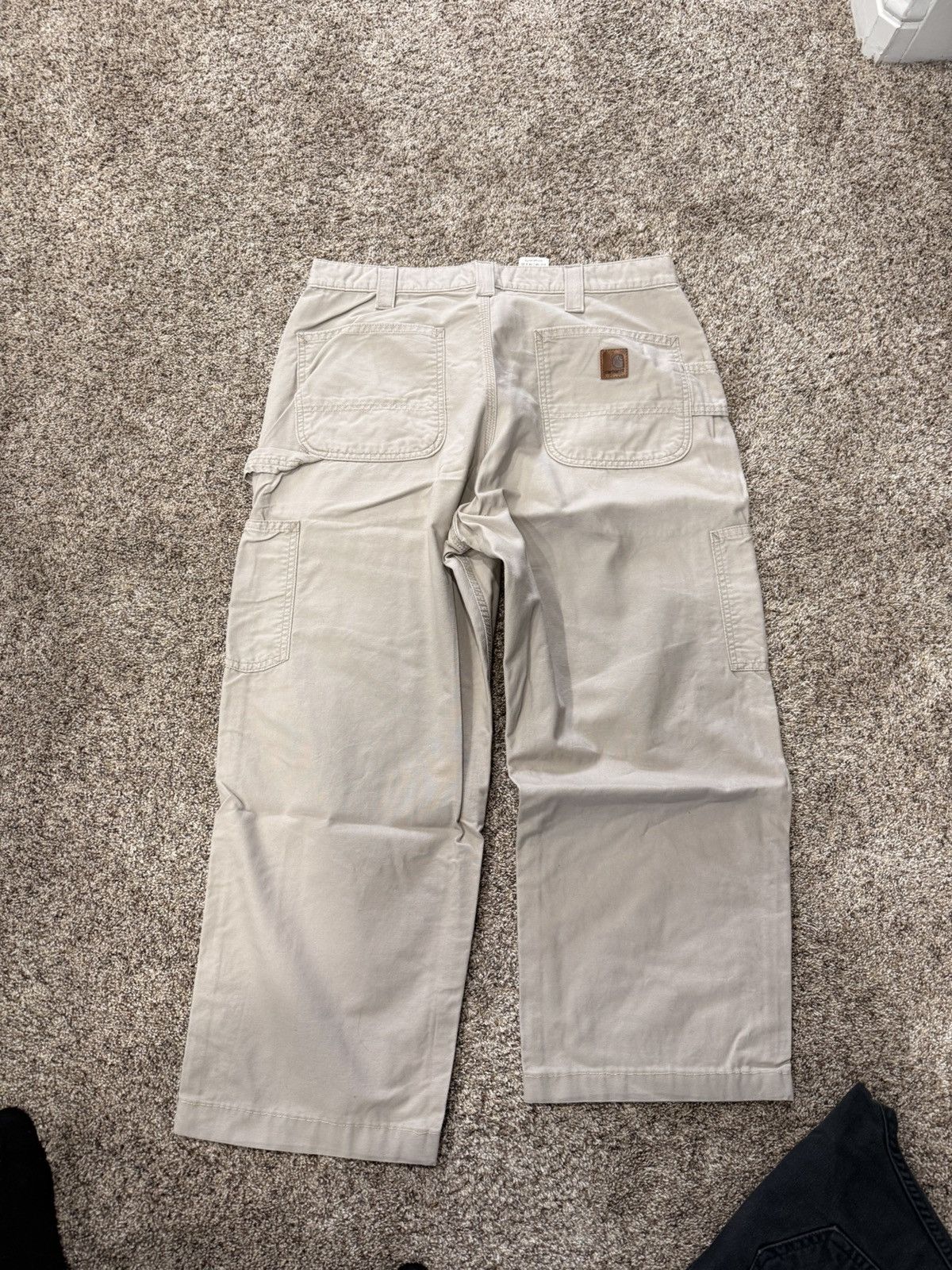 Carhartt Carhartt Tan Work Pants 36x30 Size US 36 / EU 52 - 2 Thumbnail