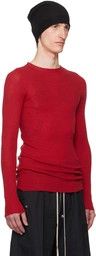 Rick Owens o1y0325 Cashmere Blend Sweater in Red Size US M / EU 48-50 / 2 - 2 Thumbnail