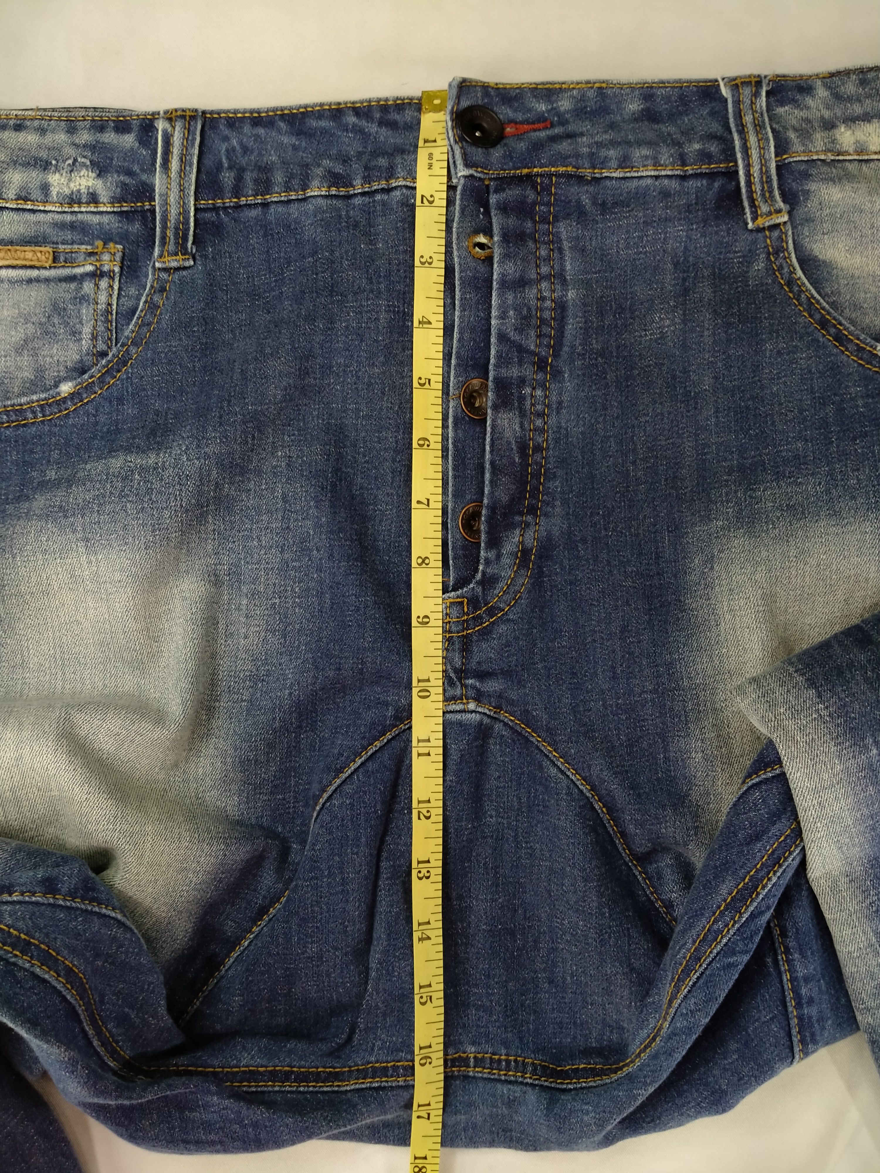 Japanese Brand Rocawear Stretchable Distressed Denim 39x32 -JN060 Size US 39 - 6 Thumbnail