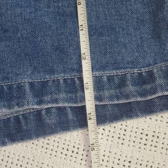 Designer B.U.M. Equipment Embellished High Rise Zippered Sz. 13/14 Bl Size 32" / US 10 / IT 46 - 4 Thumbnail