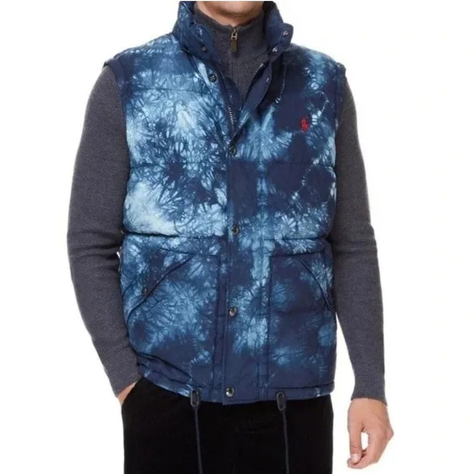 Polo Ralph Lauren Polo Ralph Lauren Tie Dye Convertible Puffer Jacket Cotton Size US XL / EU 56 / 4 - 9 Thumbnail