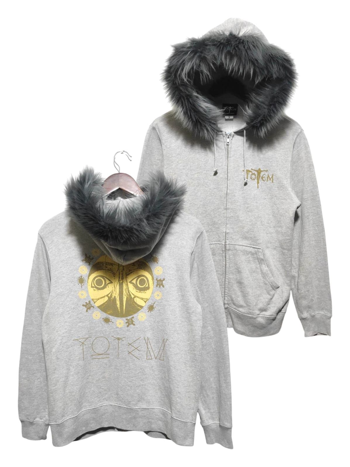 Hysteric Glamour Totem Zipper Fur Double Hoodie LGB i6w9 style Size US M / EU 48-50 / 2 - 2 Thumbnail