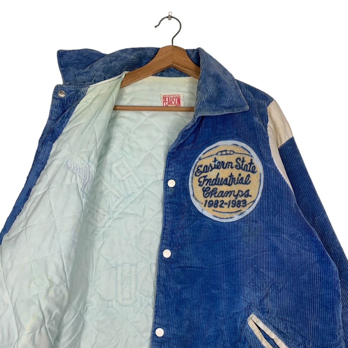Vintage 80's PEARSON Eastern State Corduroy Coach Jacket #0471-C22 Size US XL / EU 56 / 4 - 10 Thumbnail