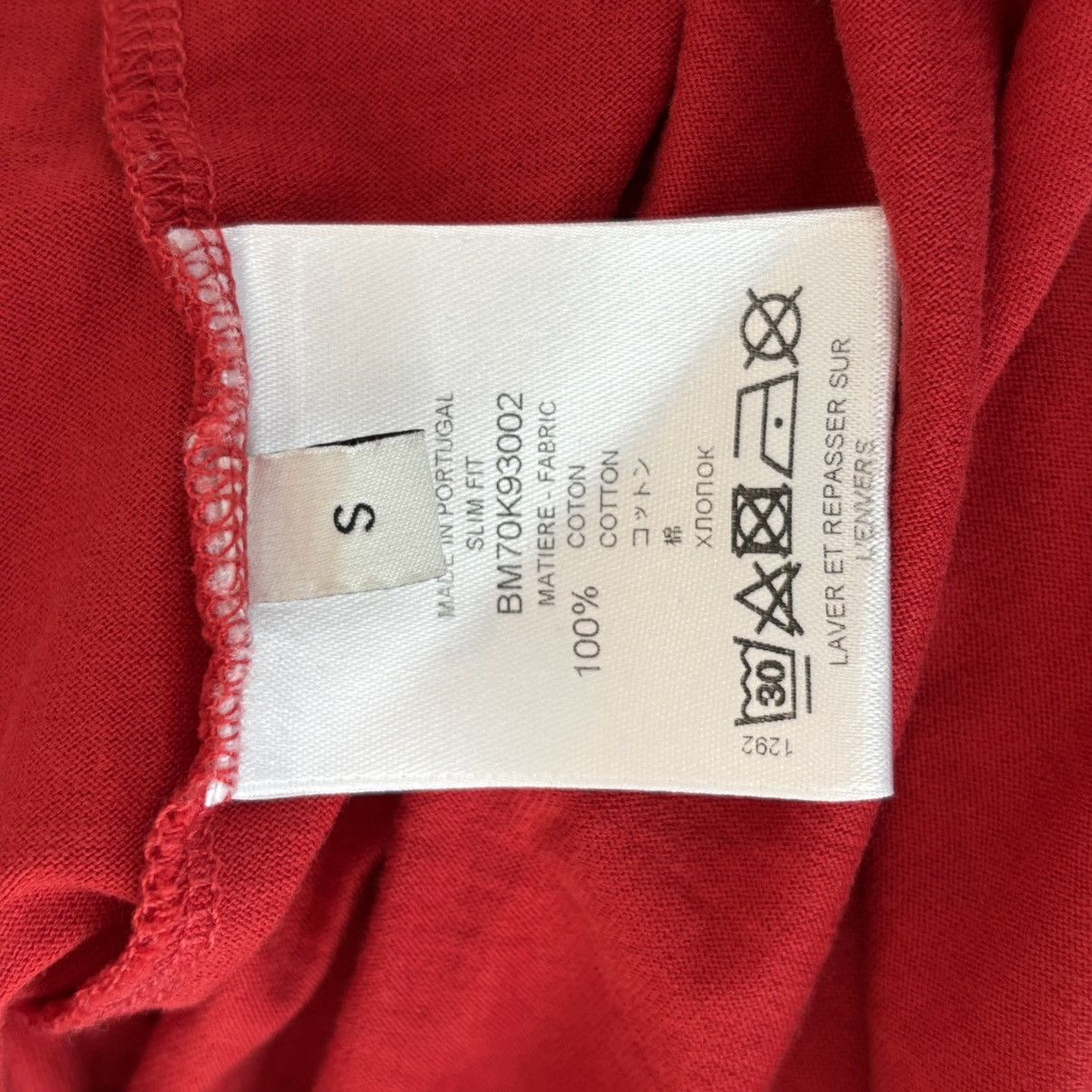Givenchy Givenchy Red Broken Logo Tee Size Small Size US S / EU 44-46 / 1 - 4 Thumbnail