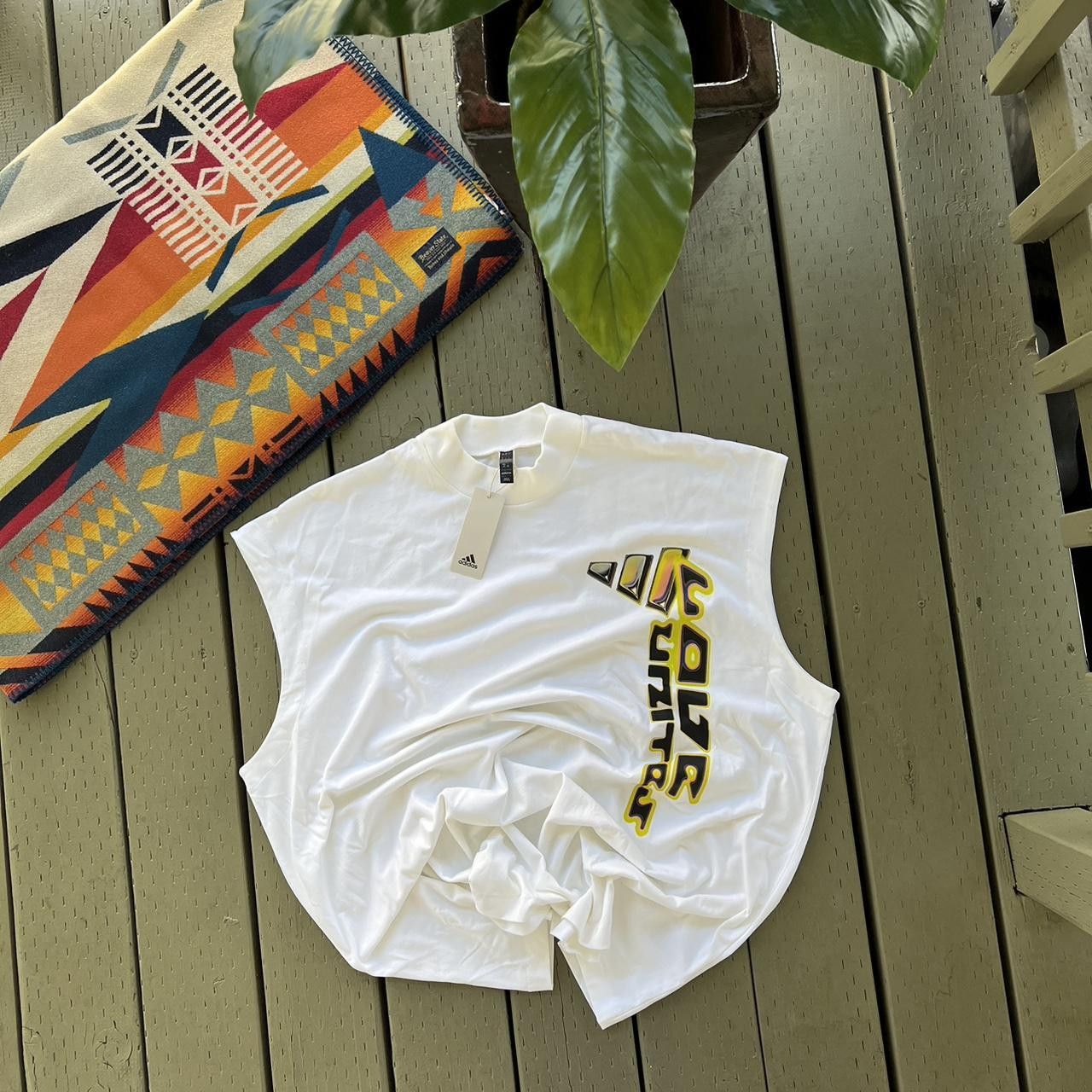 Adidas adidas Mens Pride Graphic Crop Tank Top Size US L / EU 52-54 / 3 - 3 Thumbnail