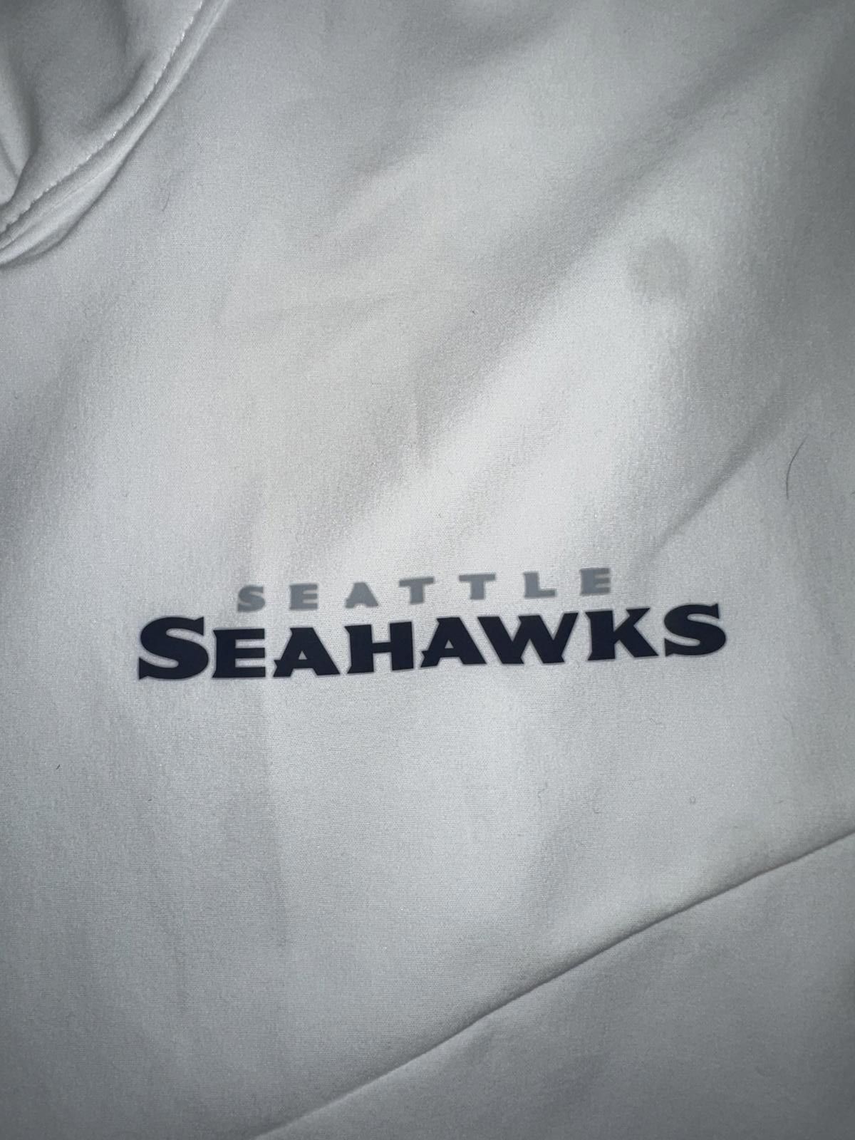 Nike Nike Men’s Seattle Seahawks Sideline Coaches Repel White Quarter-Zip Jacket Size US XXL / EU 58 / 5 - 5 Thumbnail