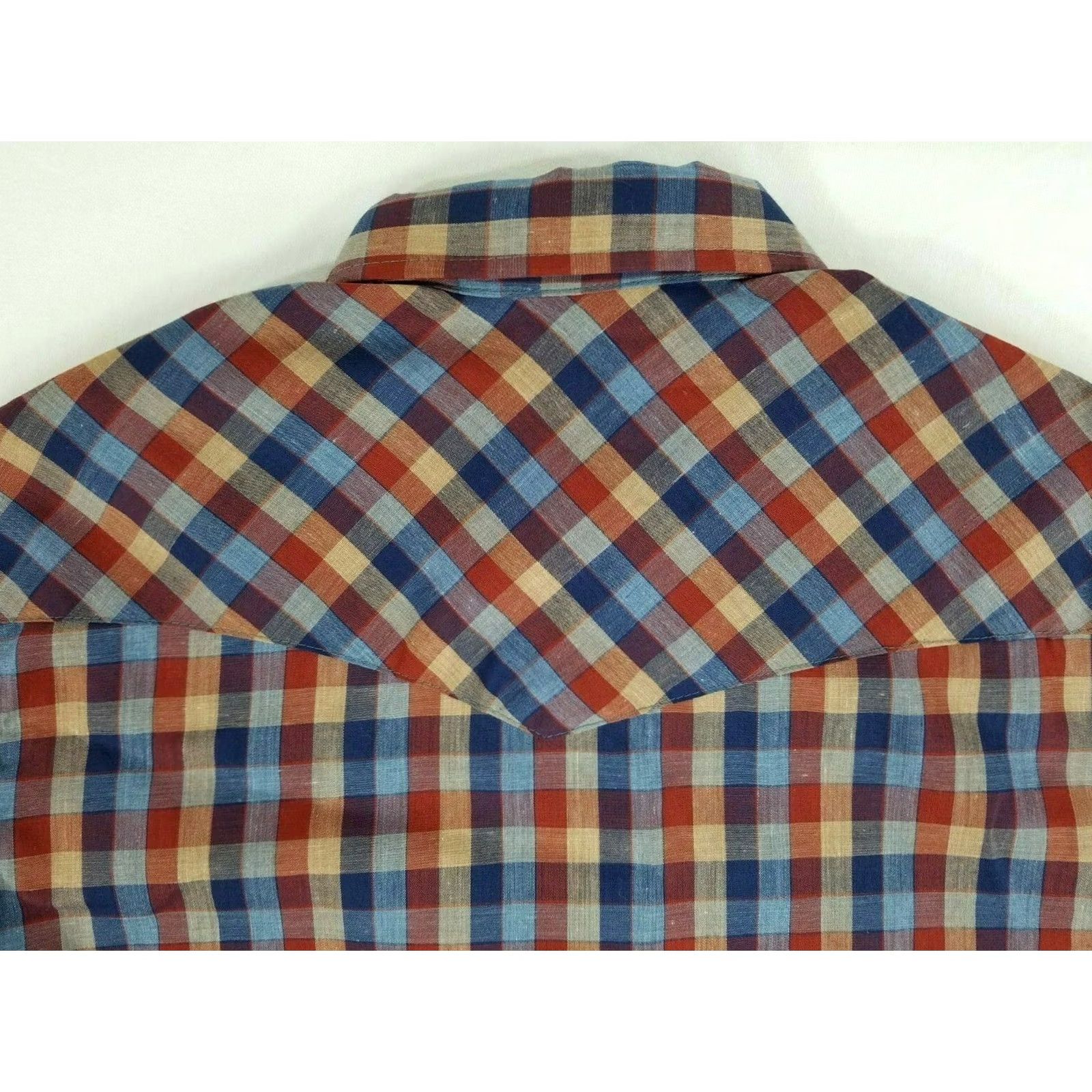 Vintage Vintage Lady DeeCee Plaid Western Rockabilly Cowboy Pearl Snap Sz 12 Ladies Shirt Size XL / US 12-14 / IT 48-50 - 6 Thumbnail