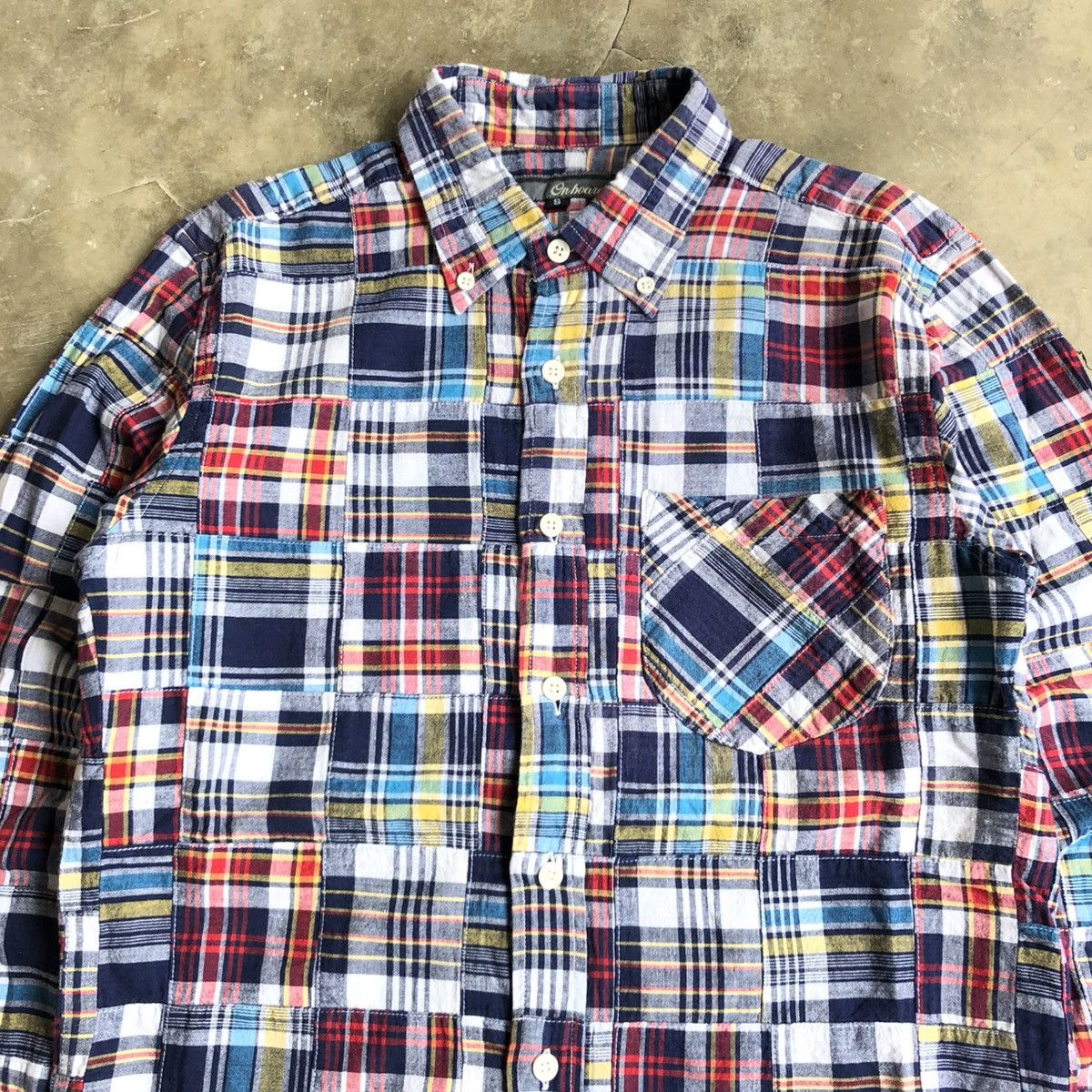 Sugar Cane 2000s Onboard Patchwork Madrass Shirt Japanese Kapital Style Size US S / EU 44-46 / 1 - 3 Thumbnail