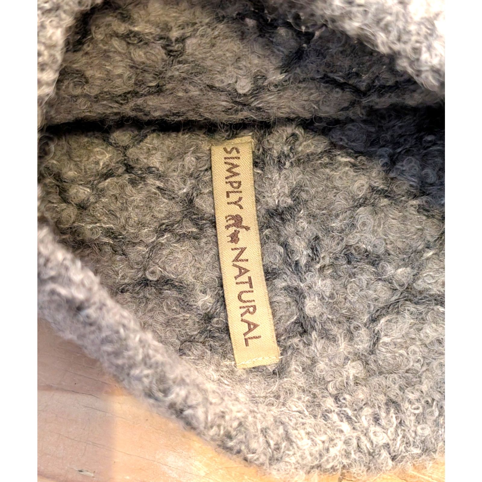 The Unbranded Brand Simply Natural Women's Alpaca Beanie Grey One Size Cold WCap Size ONE SIZE - 4 Thumbnail