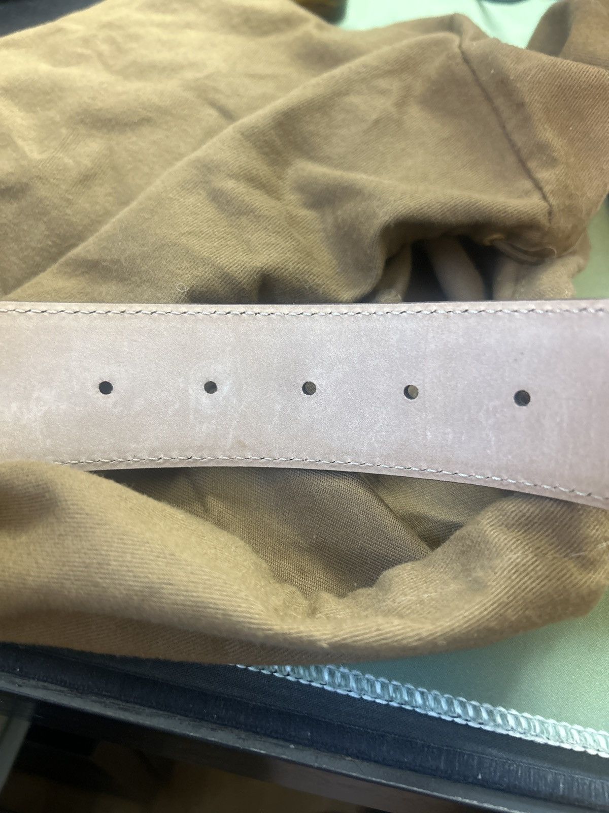 Gucci Gucci purple leather belt Size ONE SIZE - 6 Thumbnail