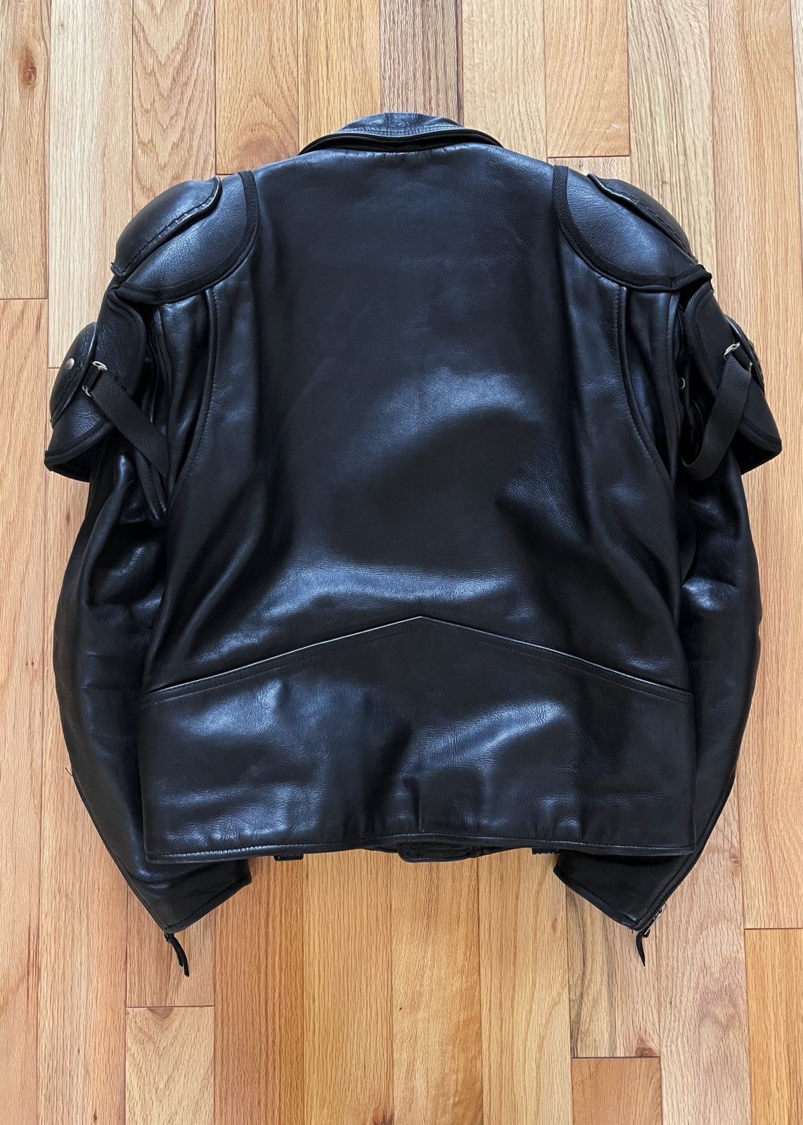 Kadoya Kadoya ‘Battlesuit’ Armored Black Leather Biker Jacket Size US L / EU 52-54 / 3 - 4 Thumbnail