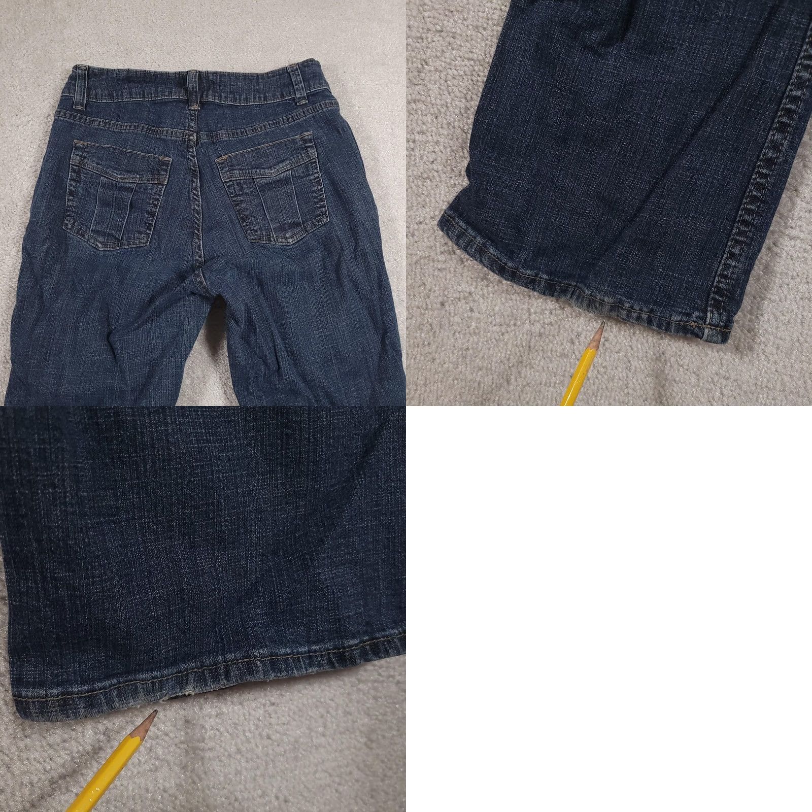 Vintage Riders by Lee Jeans Womens 8 Short Bootcut Stretch Denim Pants Classic Casual Jeans Size 30" / US 8 / IT 44 - 9 Thumbnail