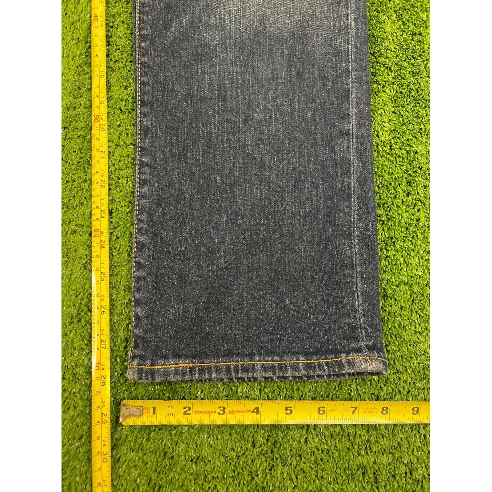 Levi's Levis 541 Athletic Taper Jeans Mens 34x30 Dark Wash Big E Size US 34 / EU 50 - 2 Thumbnail