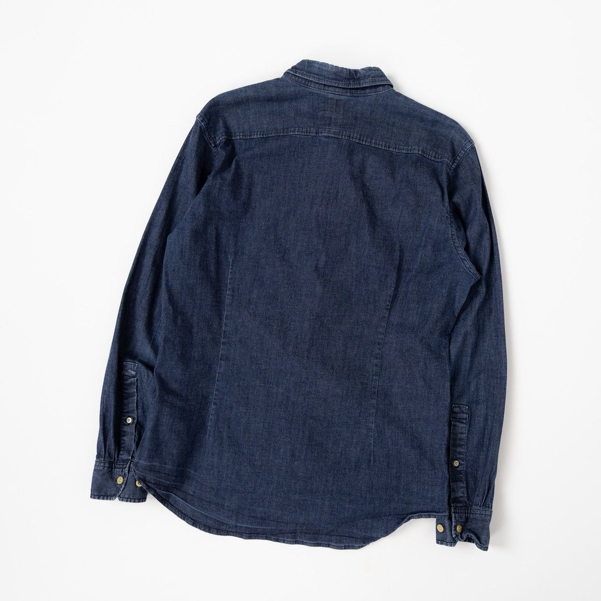 G-Star G-Star Raw Core Mens Blue Denim Shirt Button Up Casual Jean Size US L / EU 52-54 / 3 - 3 Thumbnail