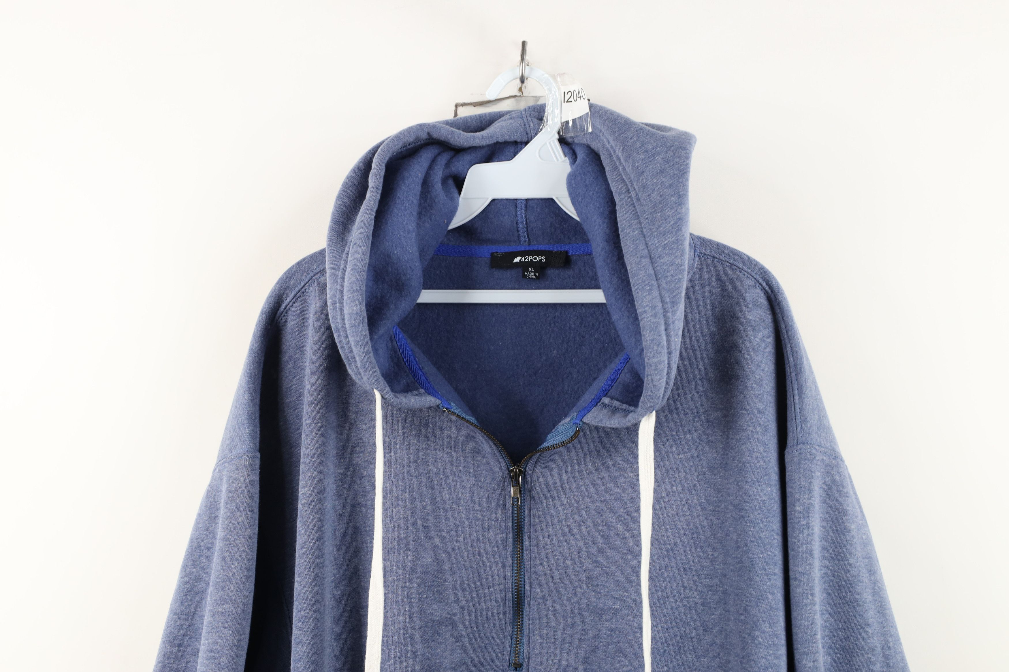 Vintage Streetwear 42Pops Boxy Baggy Oversized Hoodie Sweatshirt Size XL / US 12-14 / IT 48-50 - 2 Thumbnail