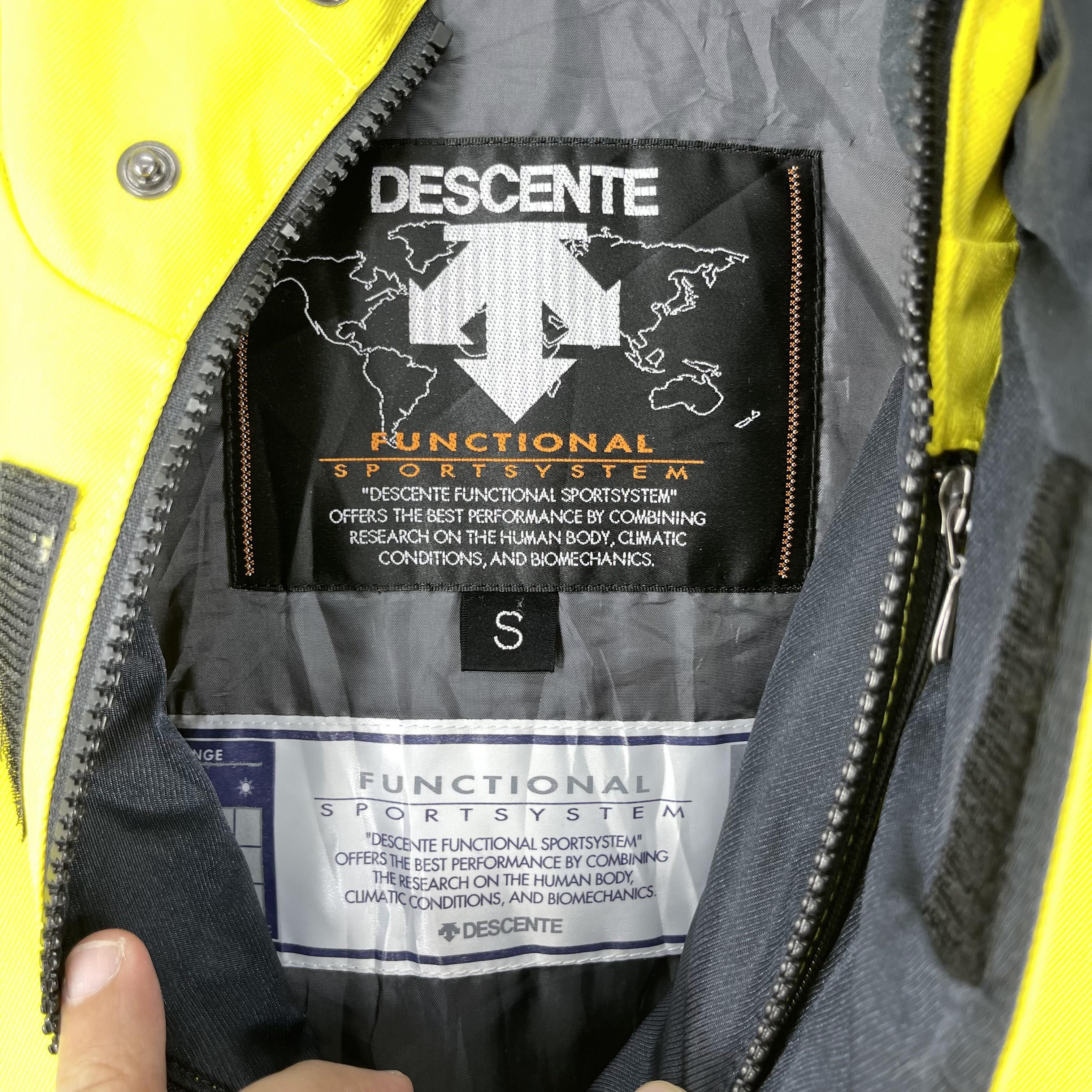 Descente Vintage DESCENTE Ski Hoodie Zip Up Jacket Size US S / EU 44-46 / 1 - 8 Thumbnail