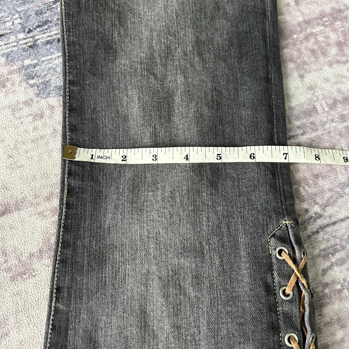 If Six Was Nine Oririn Lane Up Flared Punk Jeans Size US 29 - 13 Thumbnail