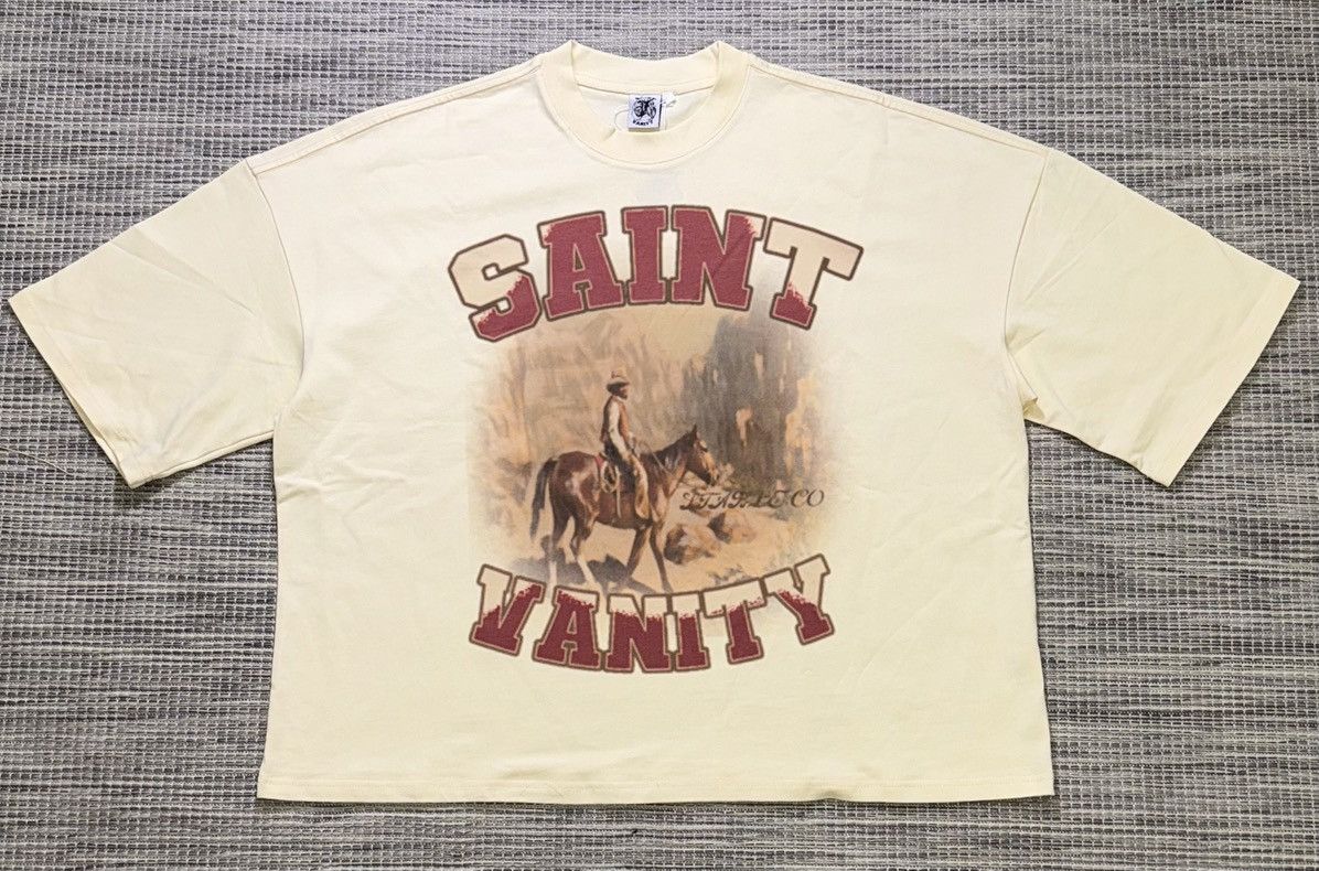 Saint Vanity Saint Vanity Cream Stable 2.0 Tee Size US XL / EU 56 / 4 - 1 Thumbnail